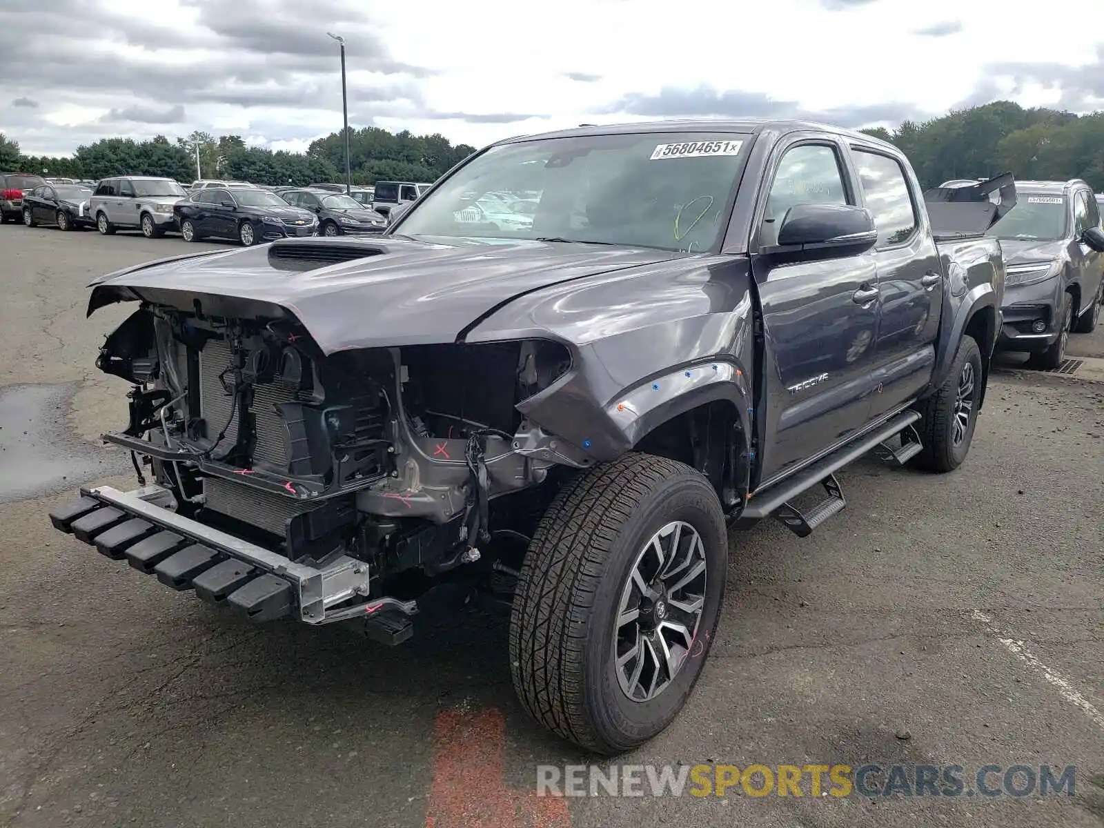 2 Photograph of a damaged car 3TYCZ5AN2MT026617 TOYOTA TACOMA 2021