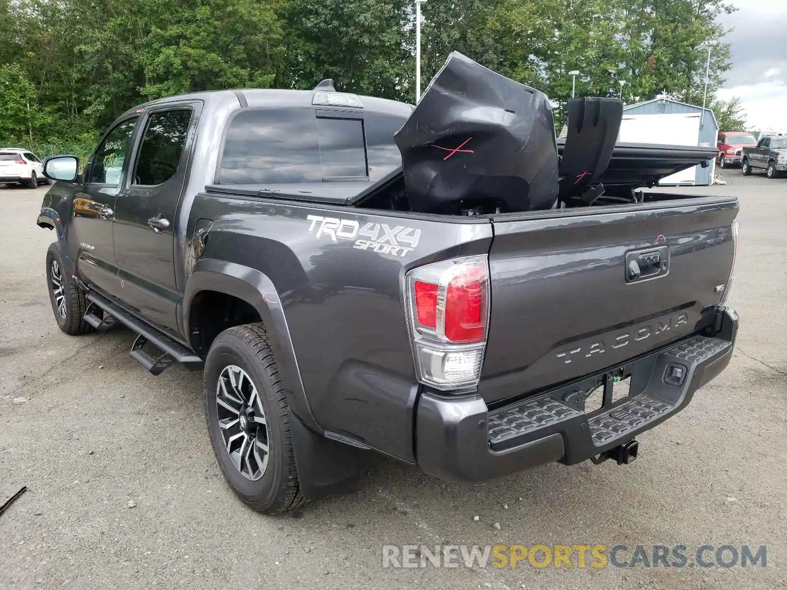 3 Photograph of a damaged car 3TYCZ5AN2MT026617 TOYOTA TACOMA 2021