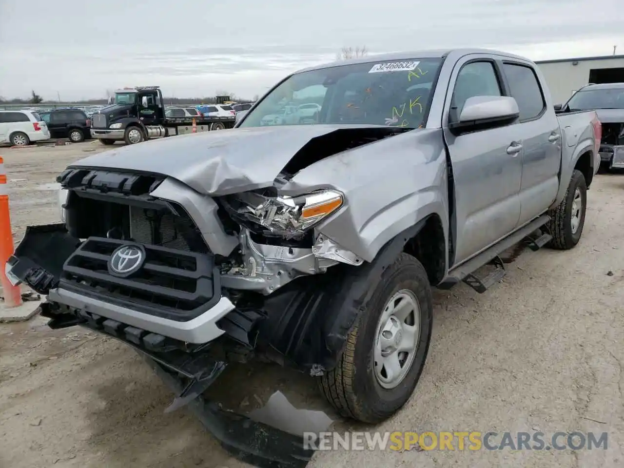 2 Photograph of a damaged car 3TYCZ5AN2MT045507 TOYOTA TACOMA 2021