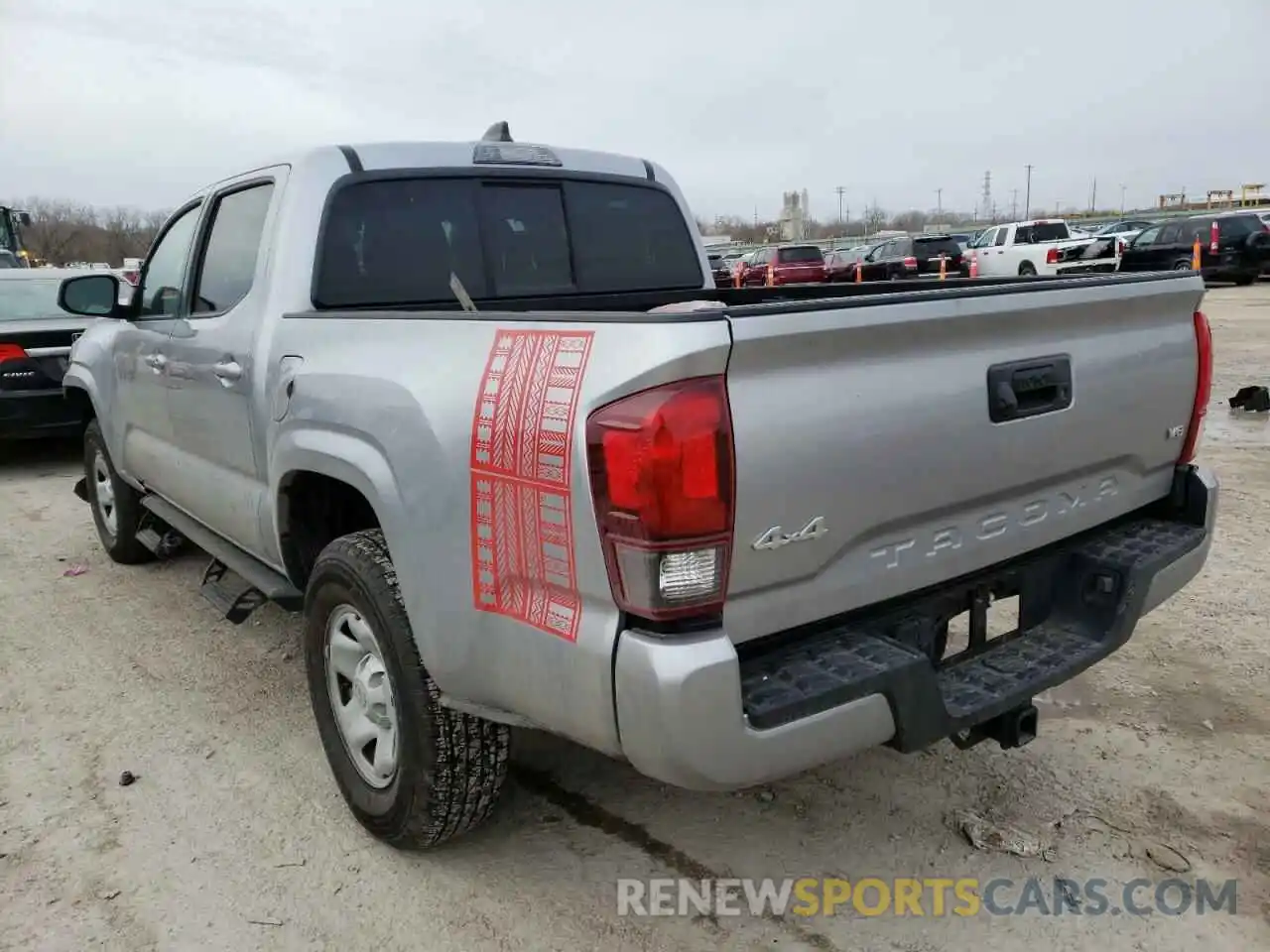 3 Photograph of a damaged car 3TYCZ5AN2MT045507 TOYOTA TACOMA 2021