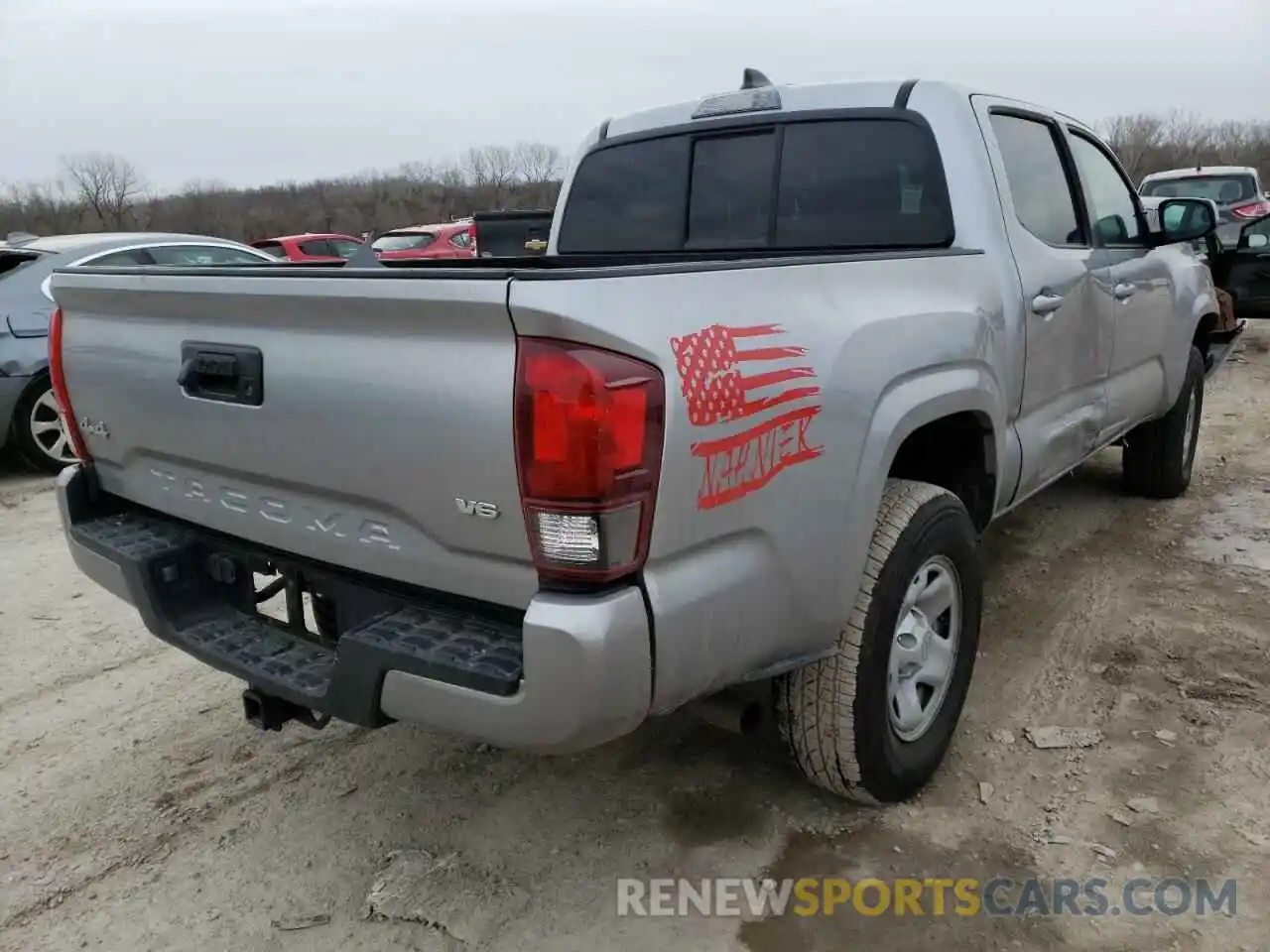 4 Photograph of a damaged car 3TYCZ5AN2MT045507 TOYOTA TACOMA 2021