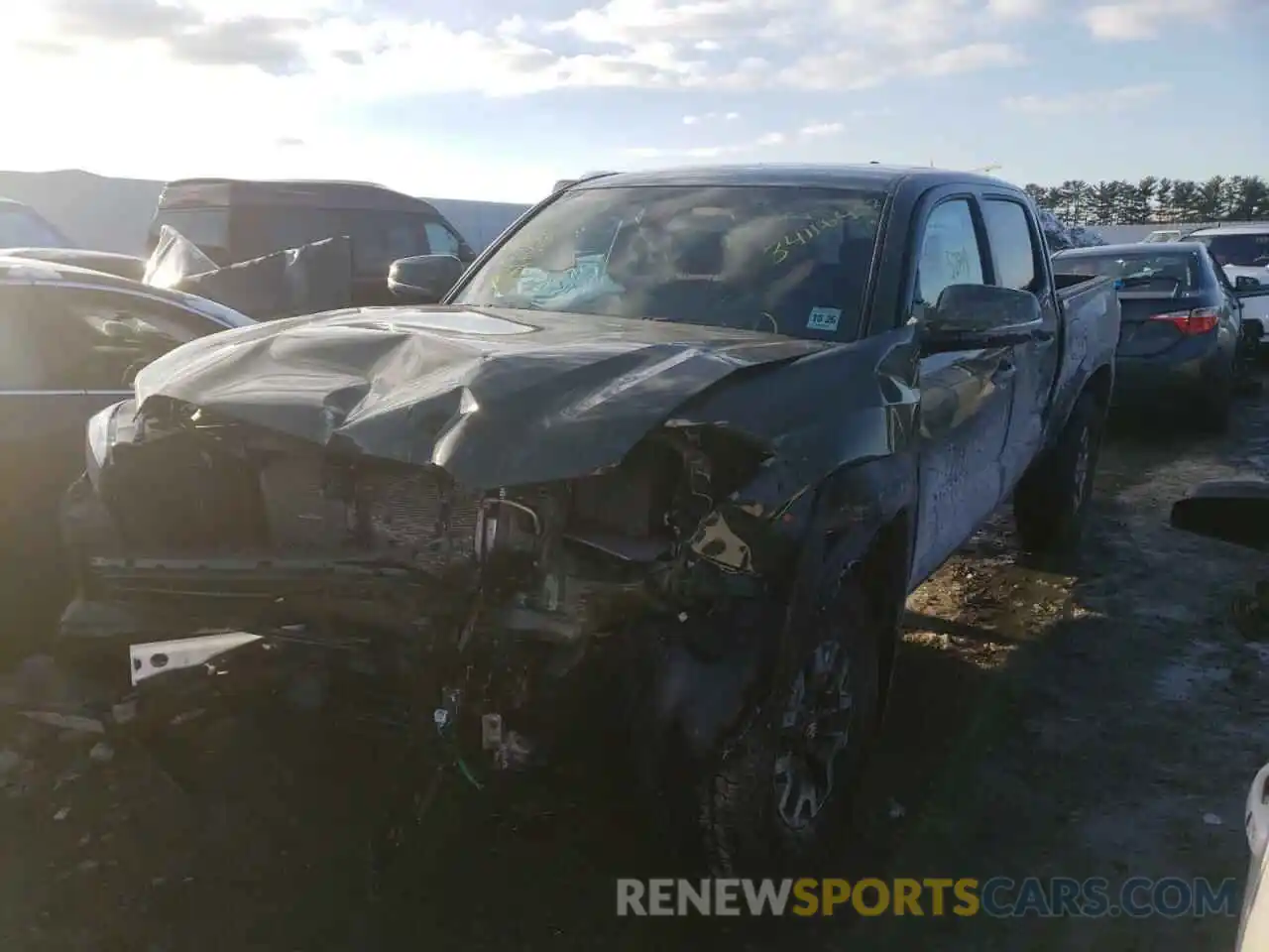 2 Photograph of a damaged car 3TYCZ5AN2MT049539 TOYOTA TACOMA 2021