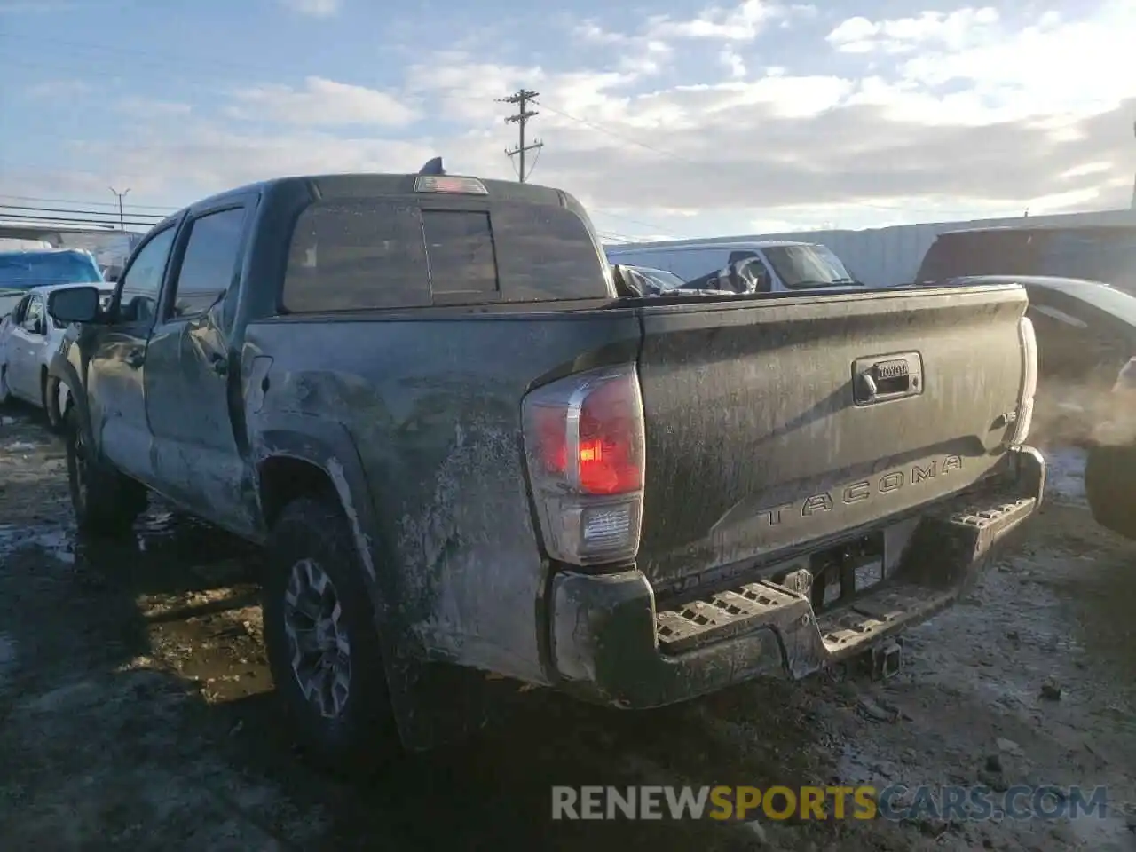 3 Photograph of a damaged car 3TYCZ5AN2MT049539 TOYOTA TACOMA 2021