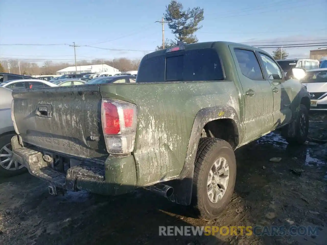 4 Photograph of a damaged car 3TYCZ5AN2MT049539 TOYOTA TACOMA 2021