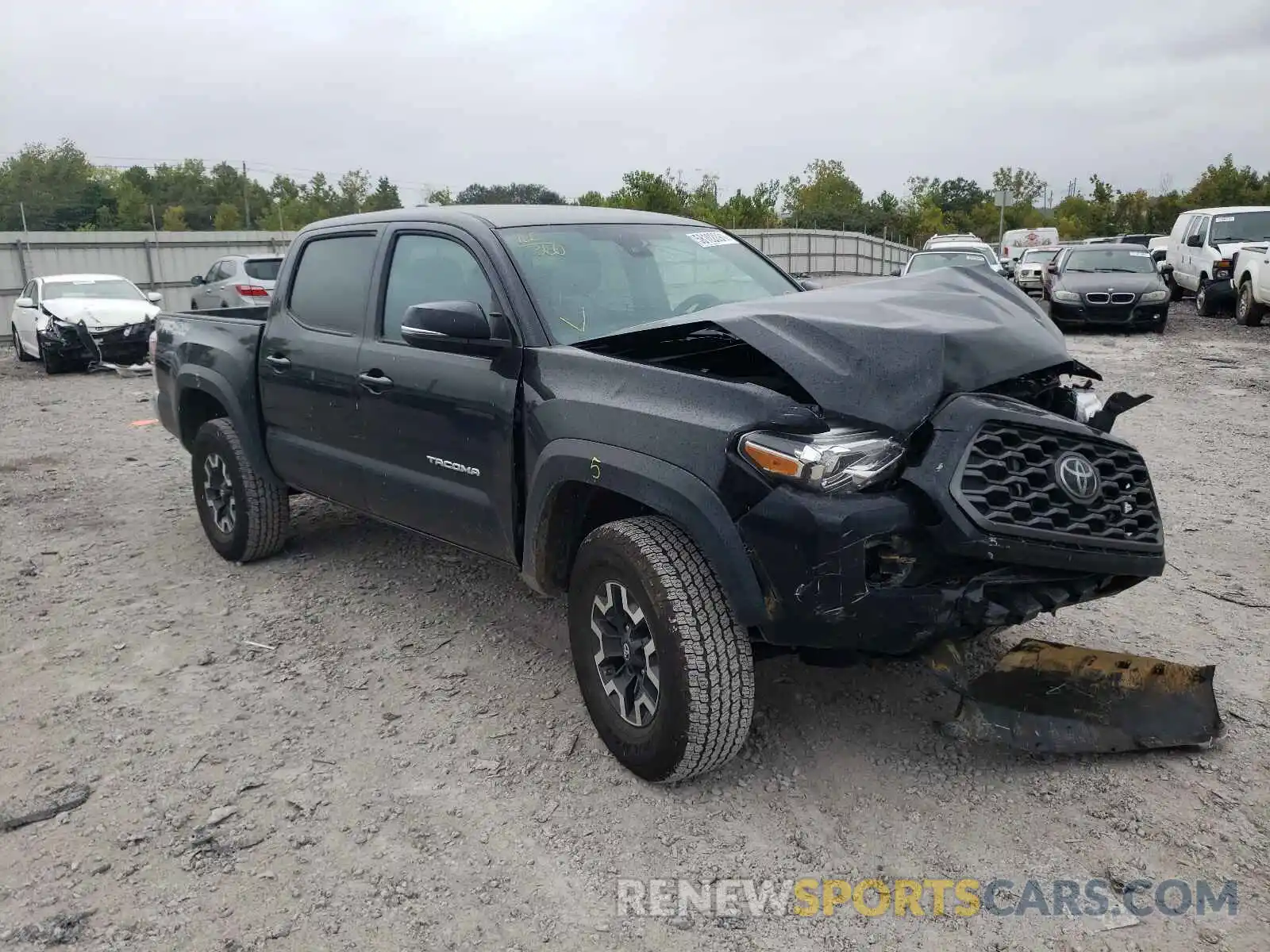 1 Photograph of a damaged car 3TYCZ5AN3MT012340 TOYOTA TACOMA 2021