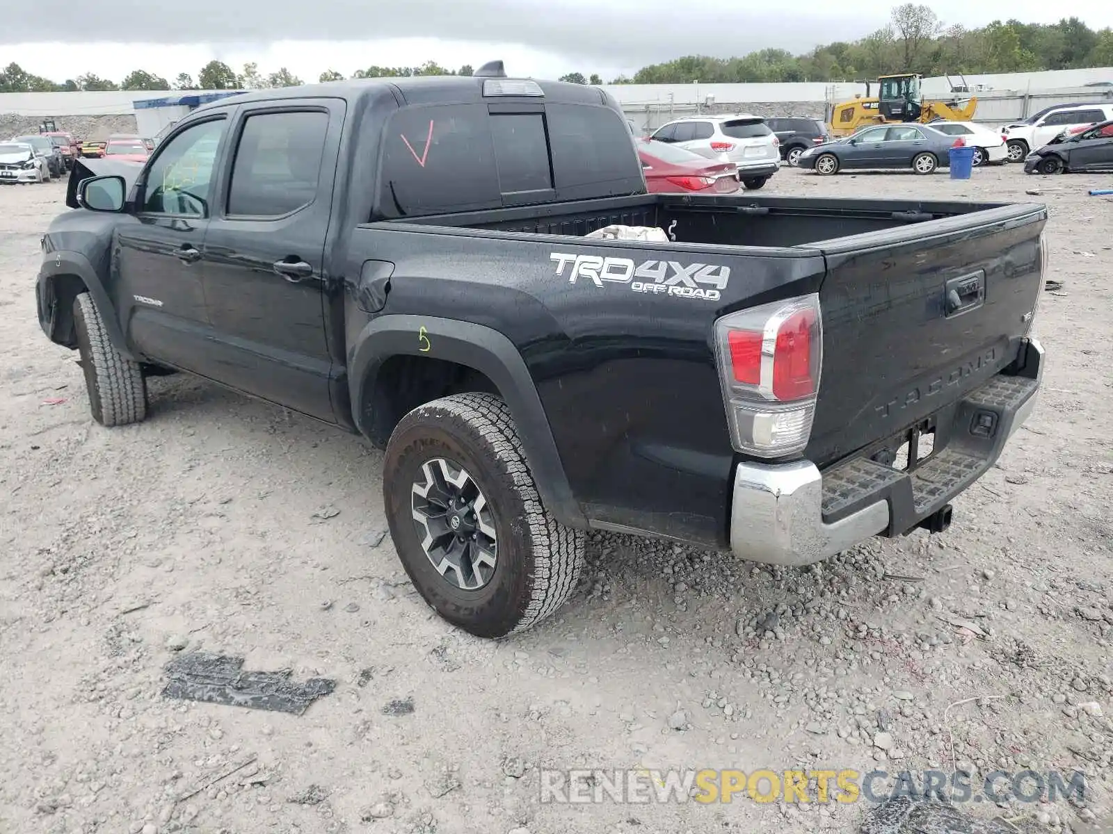 3 Photograph of a damaged car 3TYCZ5AN3MT012340 TOYOTA TACOMA 2021