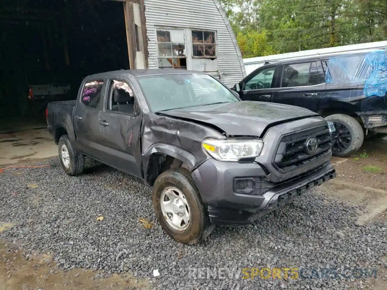 1 Photograph of a damaged car 3TYCZ5AN3MT015139 TOYOTA TACOMA 2021