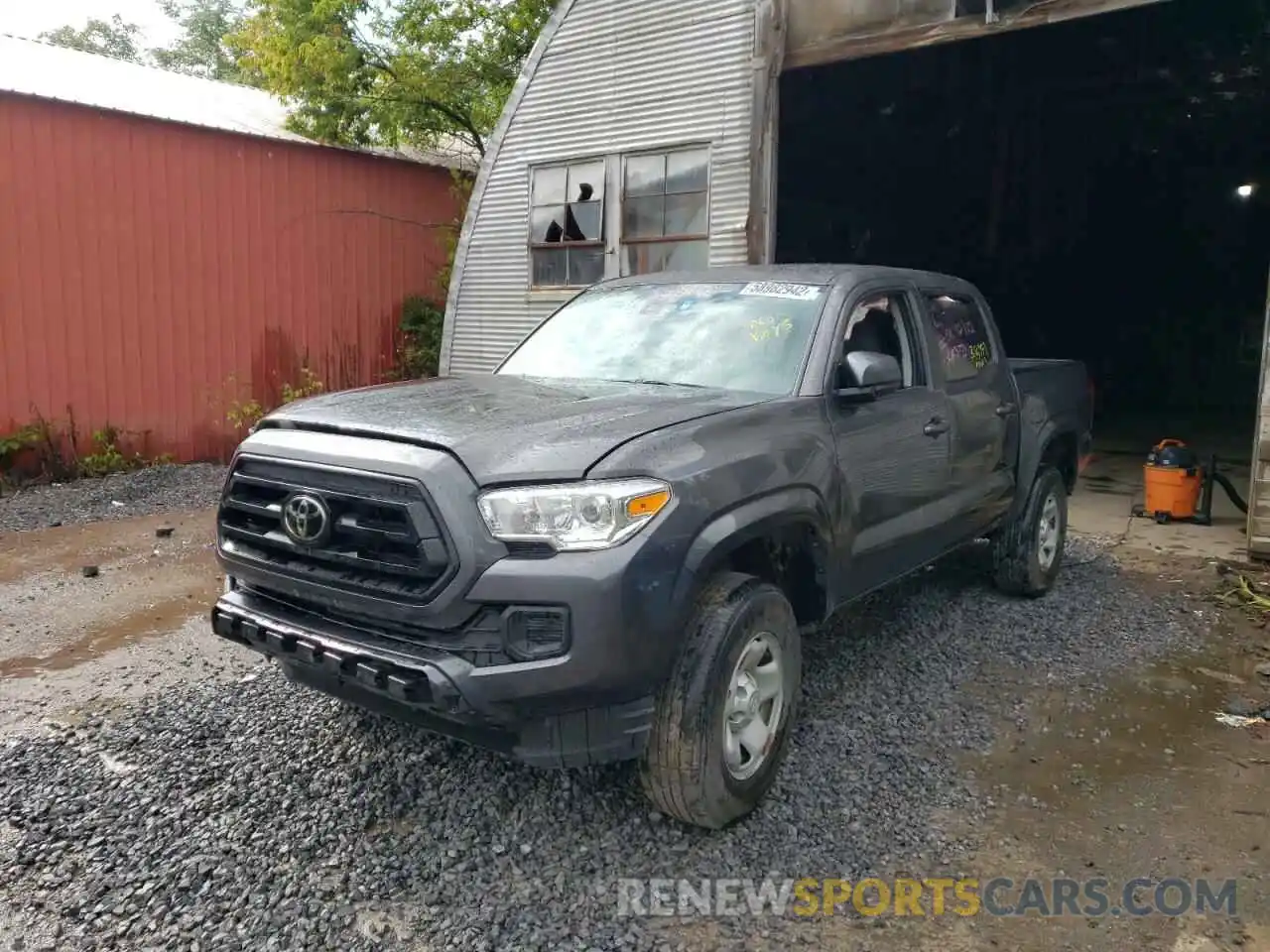 2 Photograph of a damaged car 3TYCZ5AN3MT015139 TOYOTA TACOMA 2021