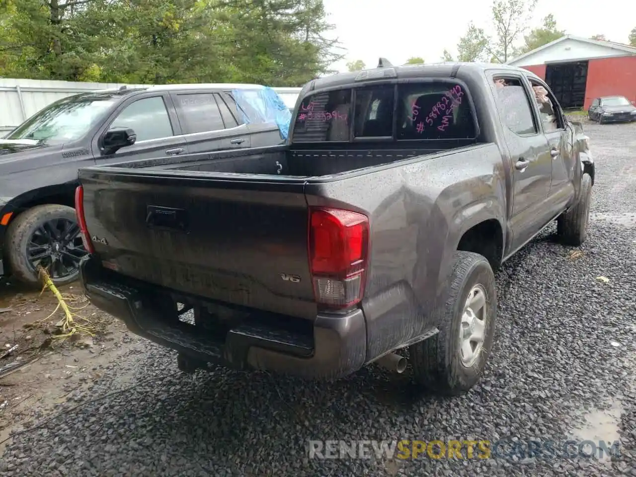 4 Photograph of a damaged car 3TYCZ5AN3MT015139 TOYOTA TACOMA 2021