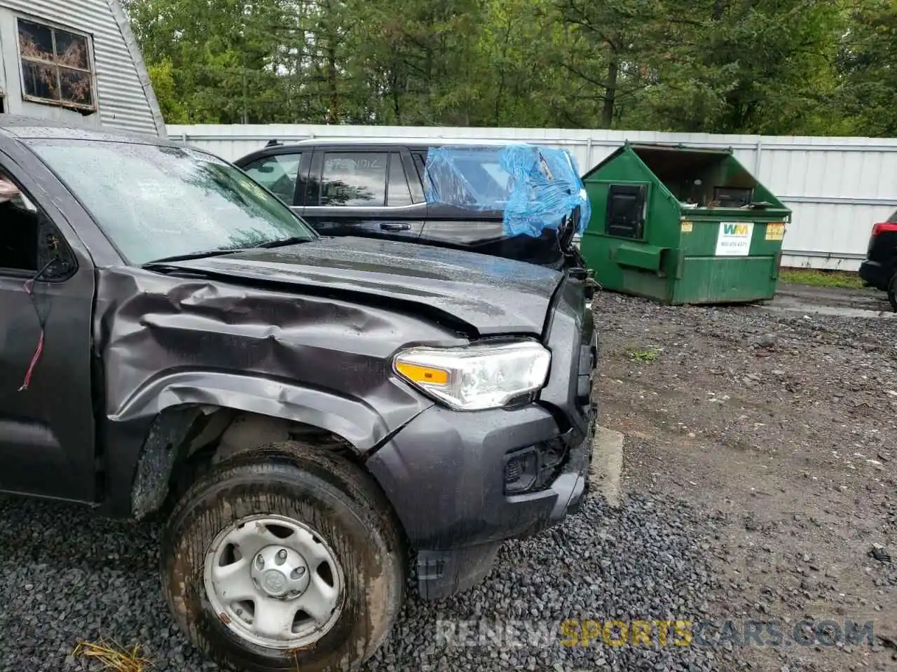 9 Photograph of a damaged car 3TYCZ5AN3MT015139 TOYOTA TACOMA 2021