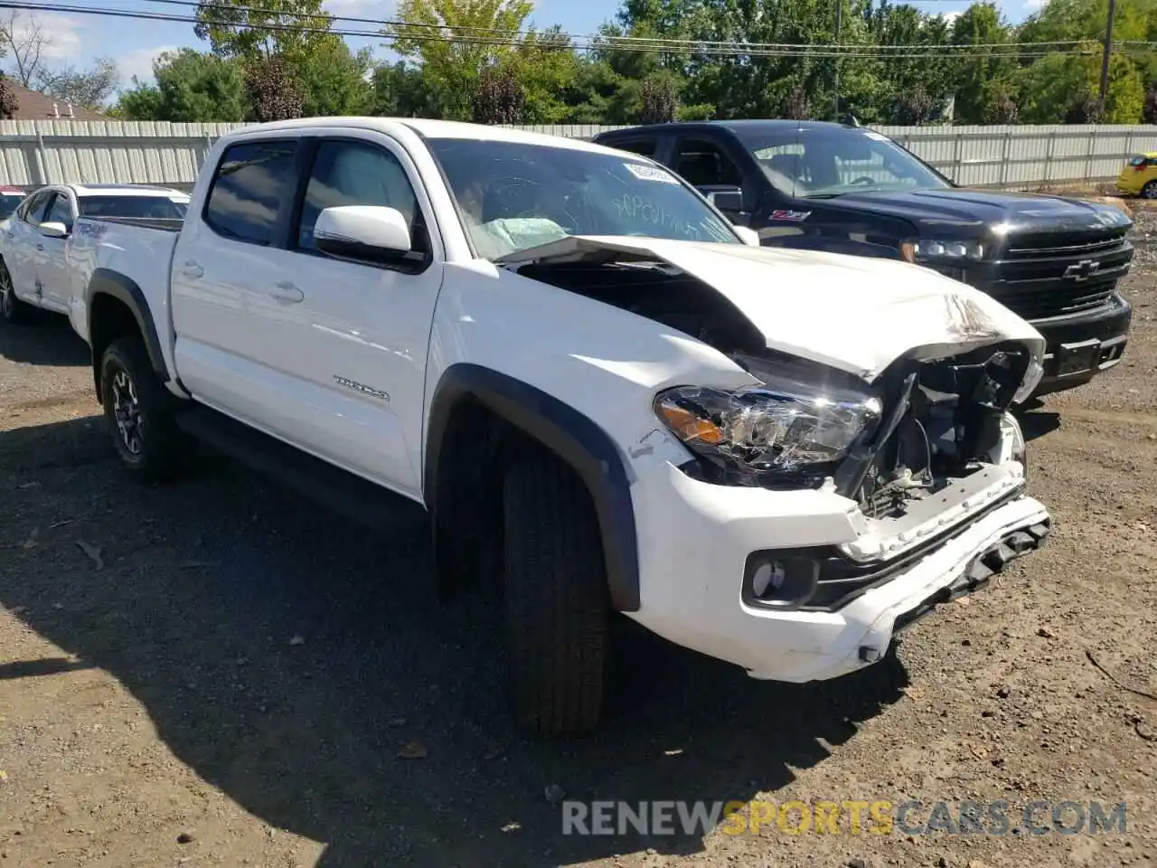 1 Photograph of a damaged car 3TYCZ5AN3MT026030 TOYOTA TACOMA 2021