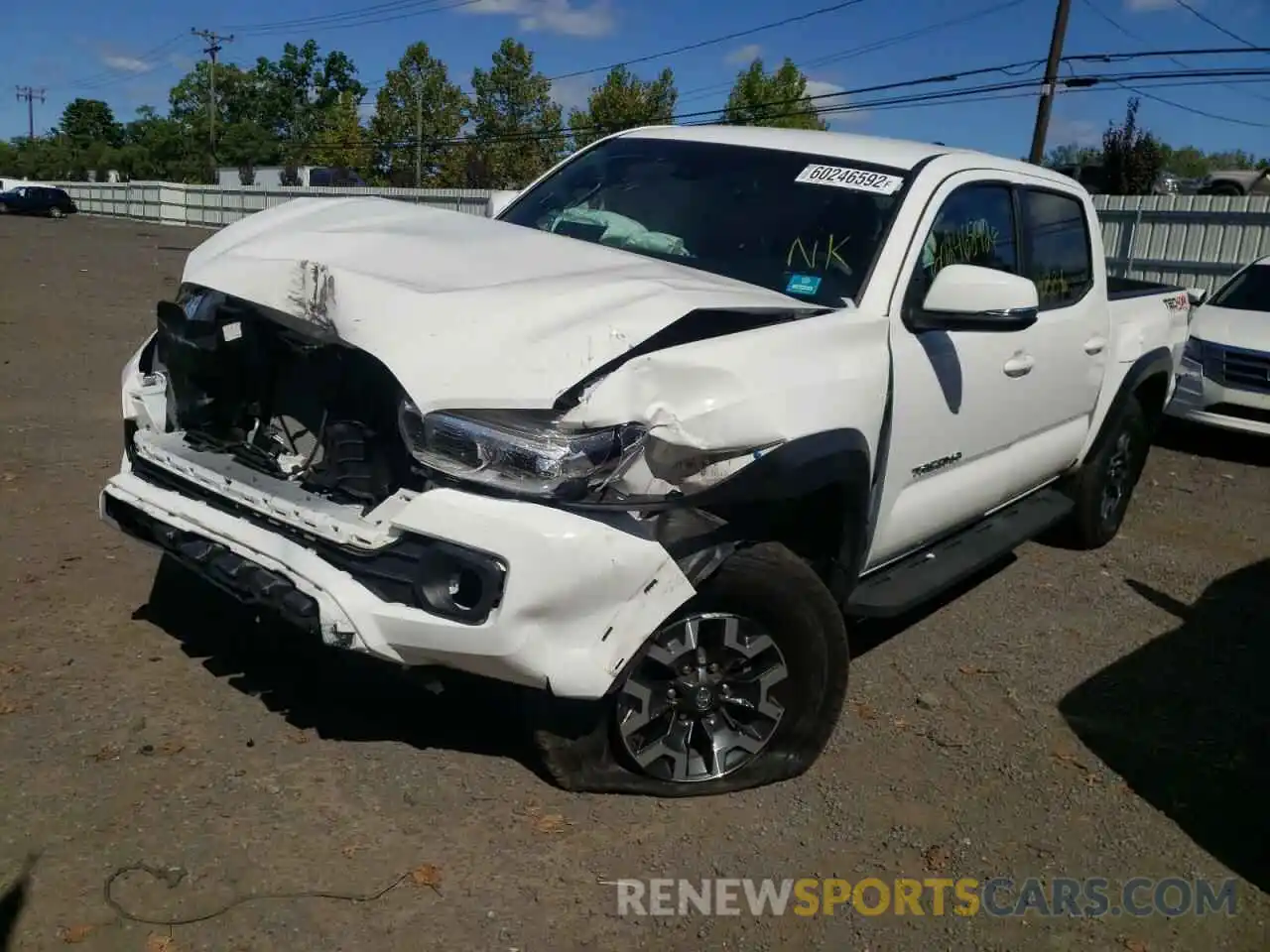 2 Photograph of a damaged car 3TYCZ5AN3MT026030 TOYOTA TACOMA 2021