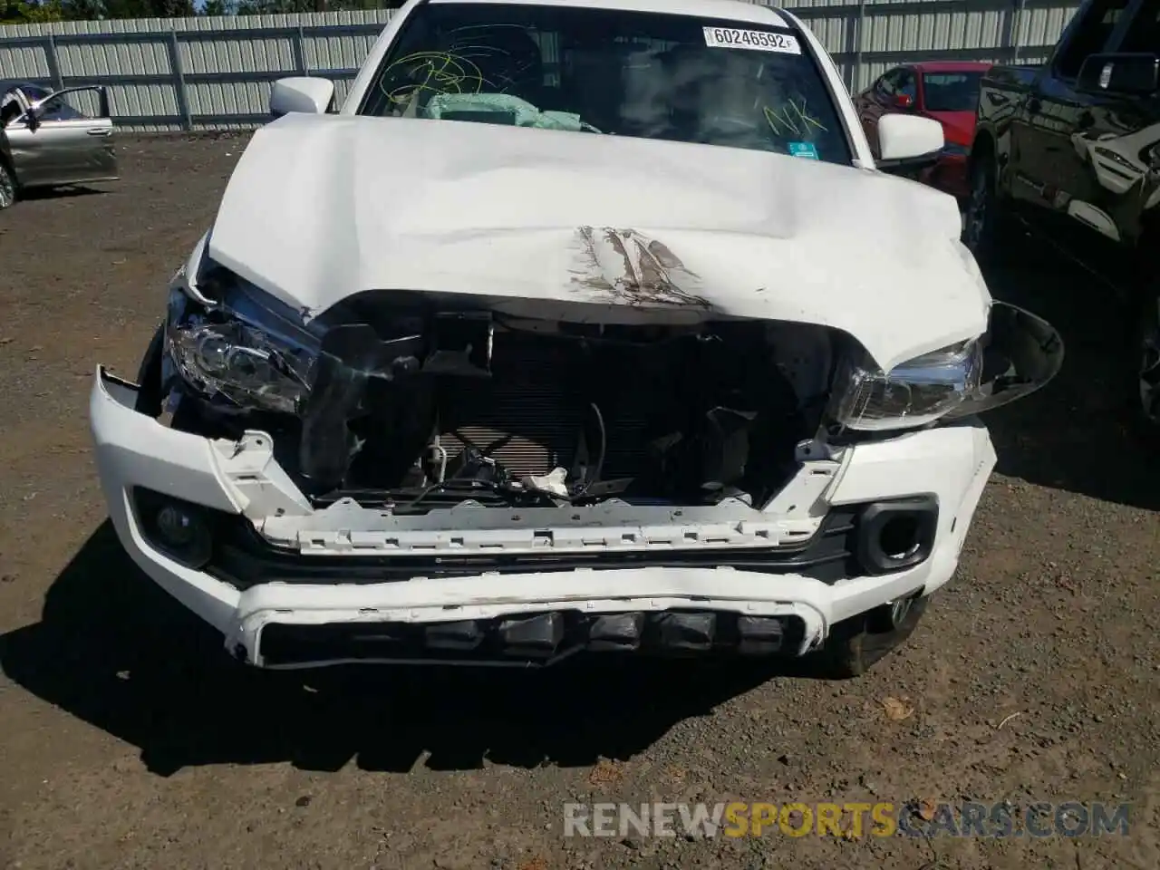 9 Photograph of a damaged car 3TYCZ5AN3MT026030 TOYOTA TACOMA 2021