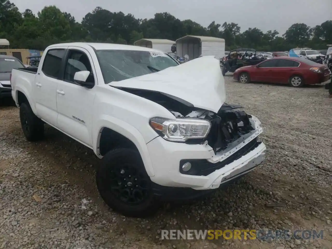 1 Photograph of a damaged car 3TYCZ5AN3MT026318 TOYOTA TACOMA 2021