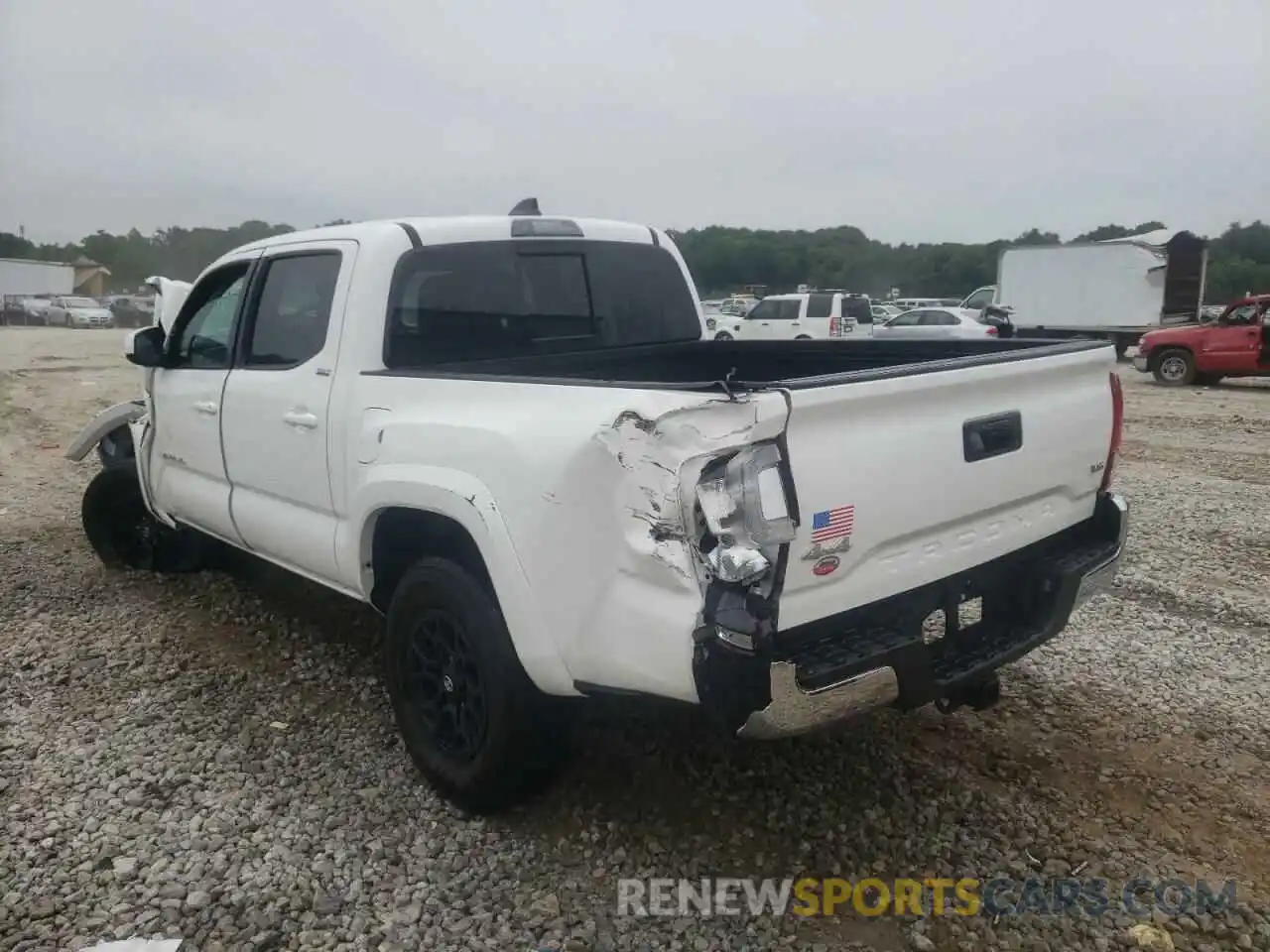 3 Photograph of a damaged car 3TYCZ5AN3MT026318 TOYOTA TACOMA 2021