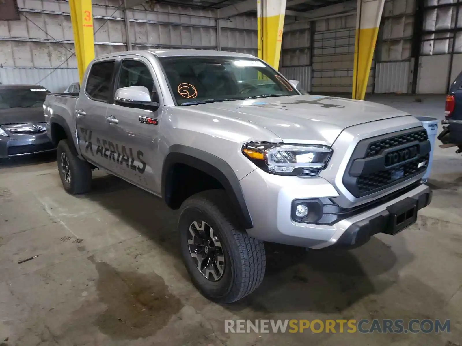 1 Photograph of a damaged car 3TYCZ5AN3MT027713 TOYOTA TACOMA 2021