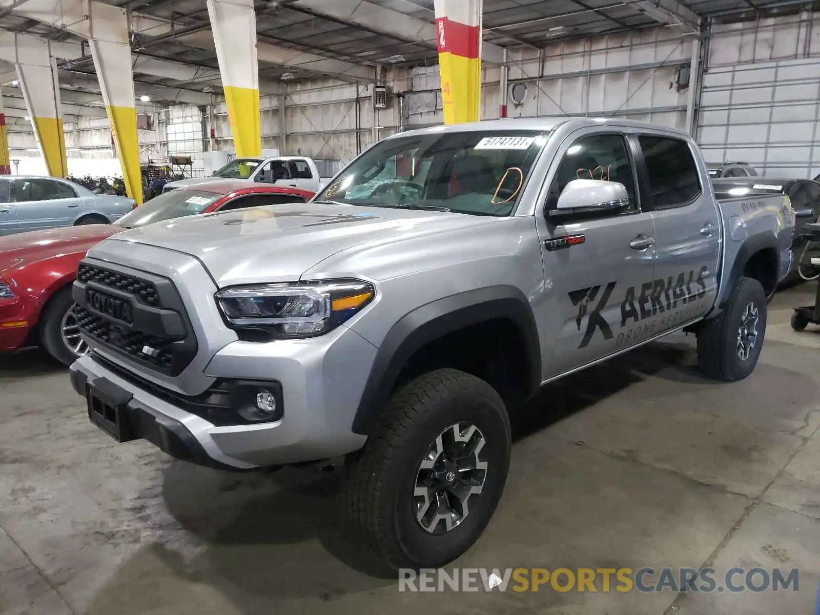 2 Photograph of a damaged car 3TYCZ5AN3MT027713 TOYOTA TACOMA 2021