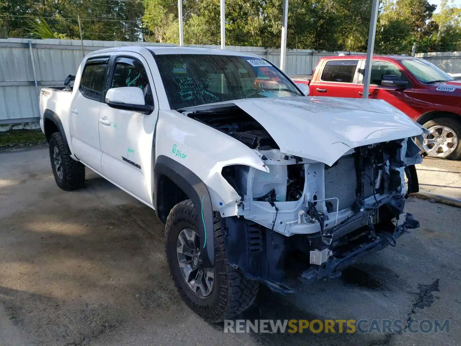 1 Photograph of a damaged car 3TYCZ5AN3MT042583 TOYOTA TACOMA 2021