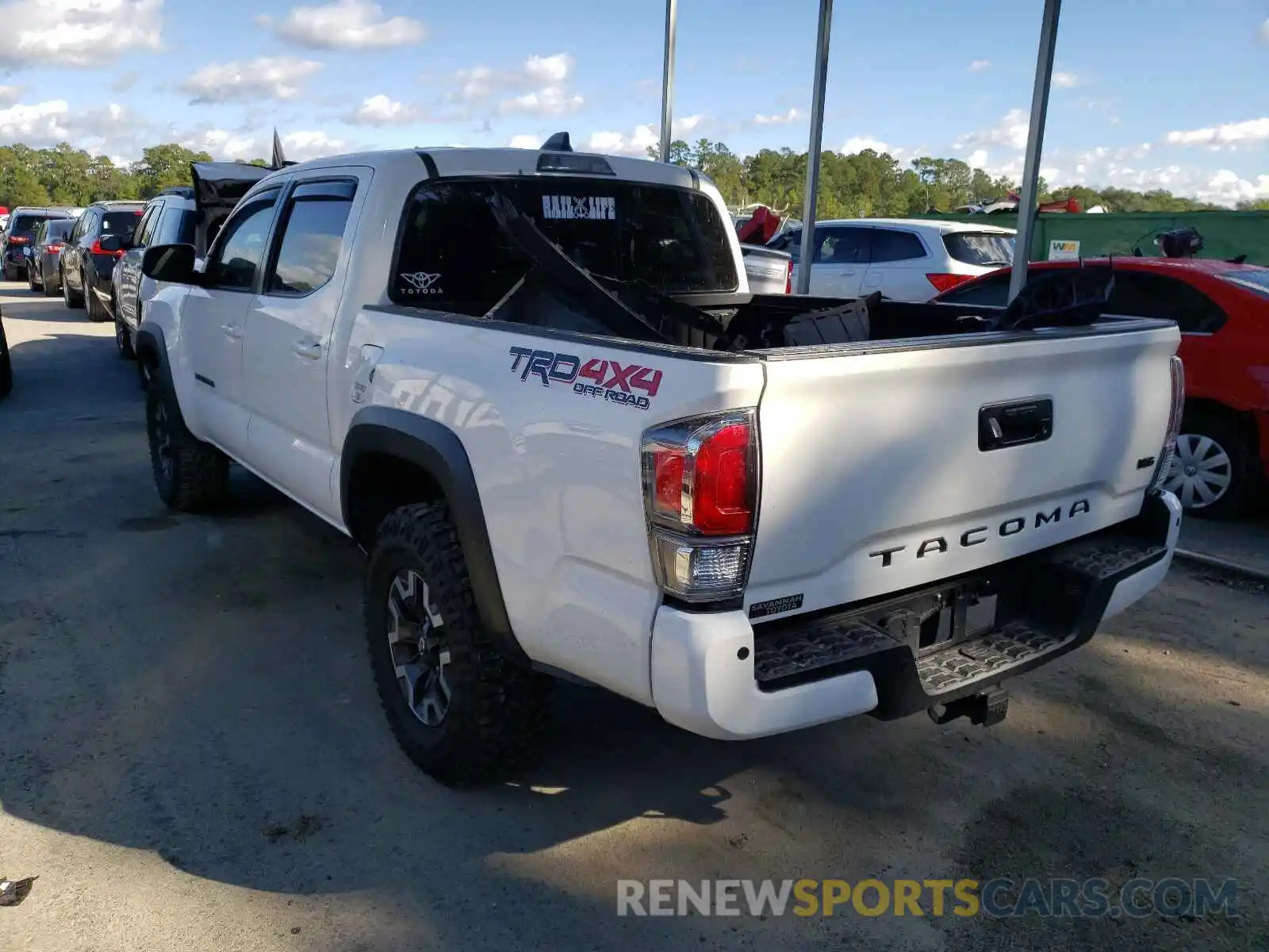 3 Photograph of a damaged car 3TYCZ5AN3MT042583 TOYOTA TACOMA 2021