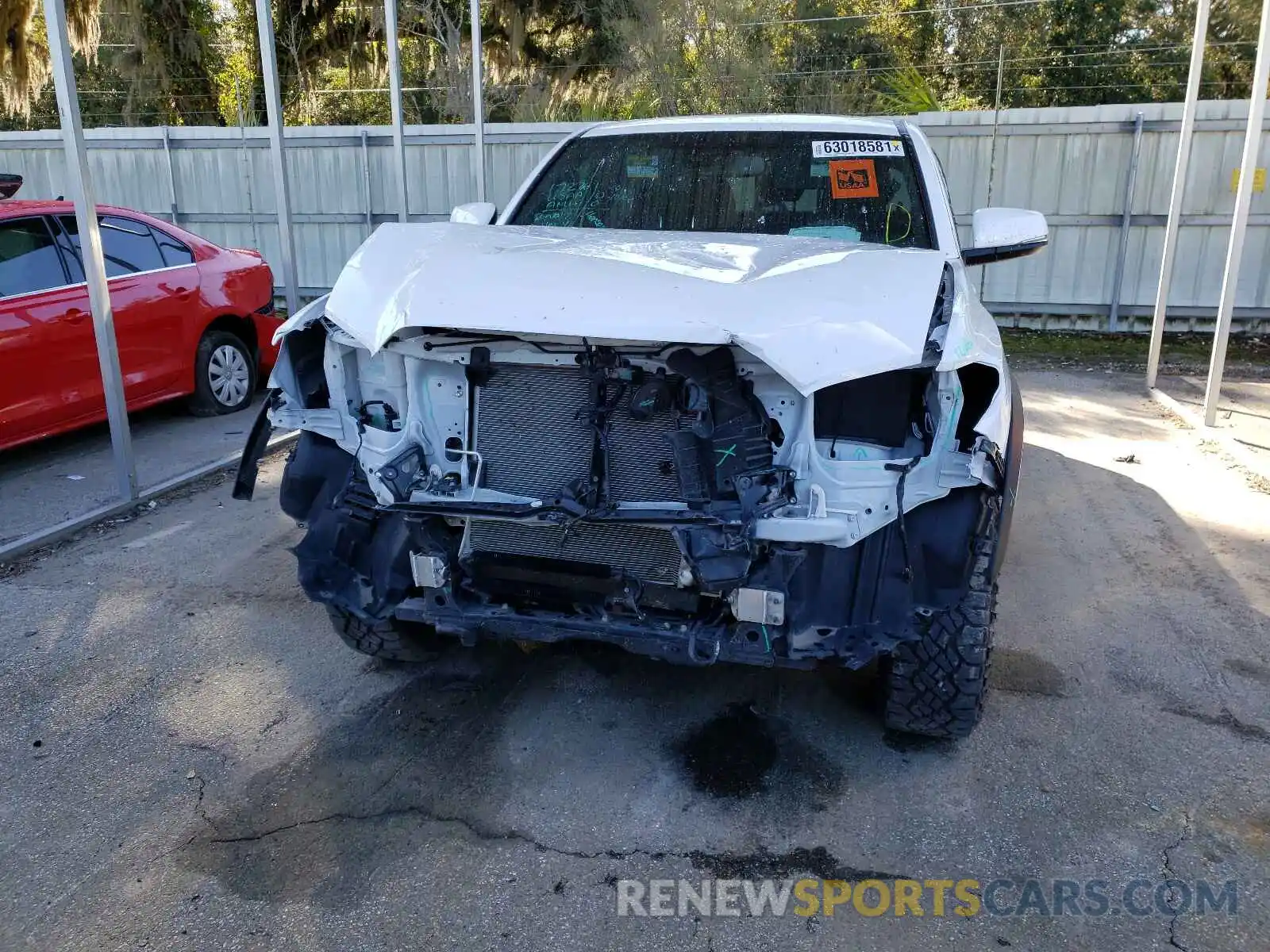 9 Photograph of a damaged car 3TYCZ5AN3MT042583 TOYOTA TACOMA 2021