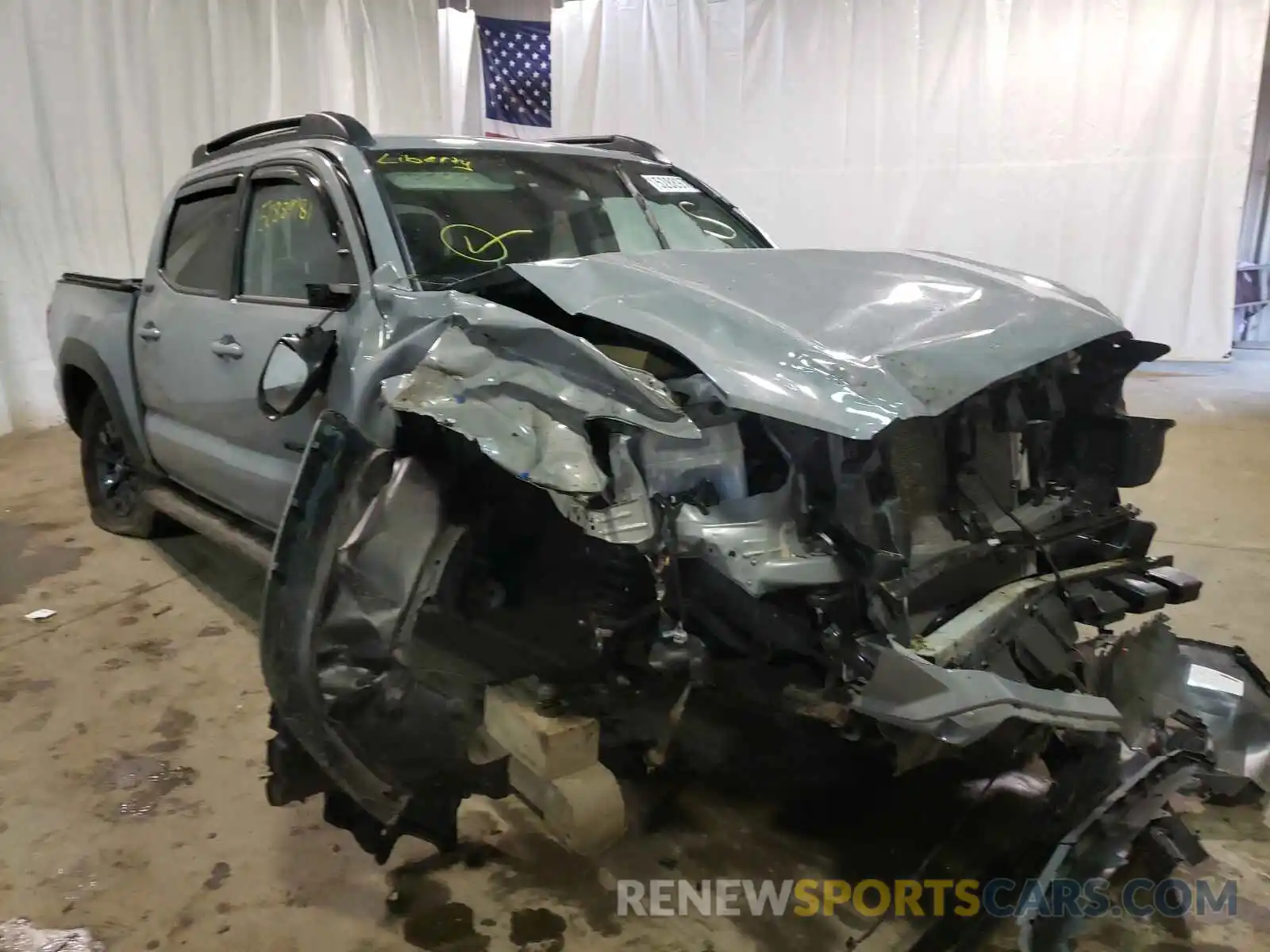 1 Photograph of a damaged car 3TYCZ5AN4MT010032 TOYOTA TACOMA 2021