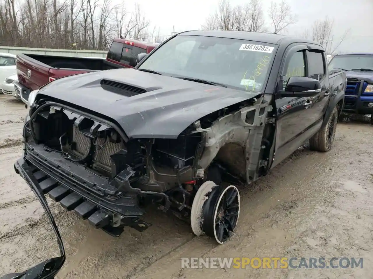 2 Photograph of a damaged car 3TYCZ5AN4MT022357 TOYOTA TACOMA 2021