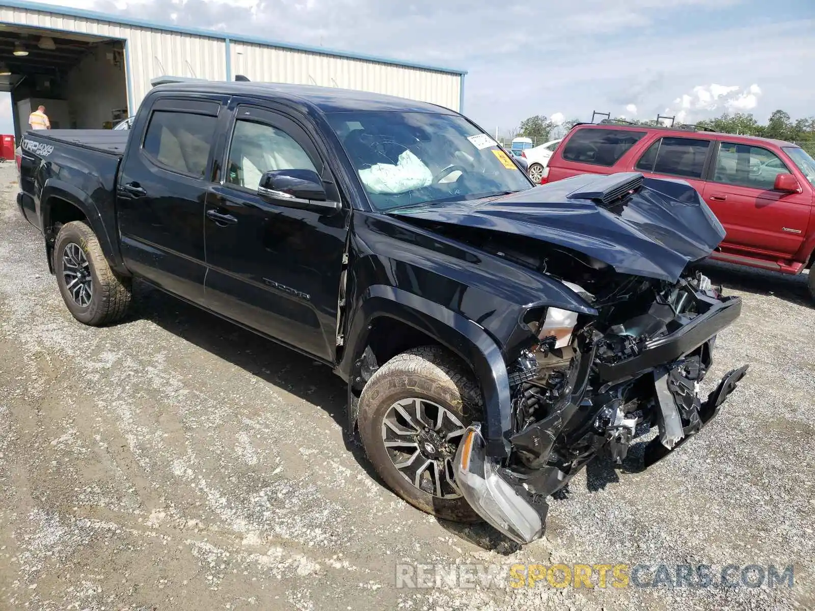 1 Photograph of a damaged car 3TYCZ5AN4MT025503 TOYOTA TACOMA 2021