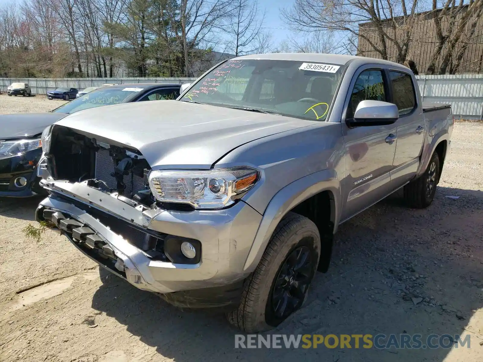 2 Photograph of a damaged car 3TYCZ5AN4MT025601 TOYOTA TACOMA 2021