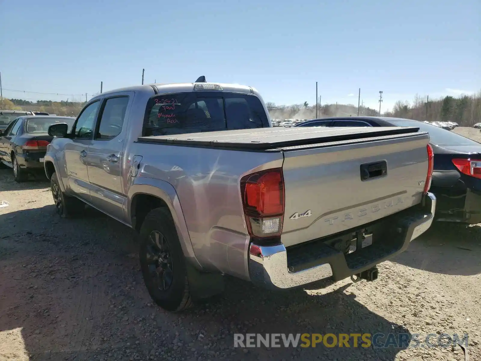 3 Photograph of a damaged car 3TYCZ5AN4MT025601 TOYOTA TACOMA 2021