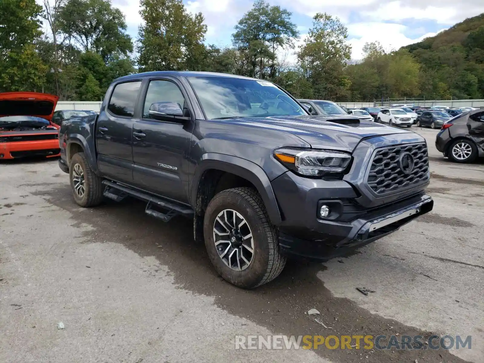 1 Photograph of a damaged car 3TYCZ5AN4MT035366 TOYOTA TACOMA 2021