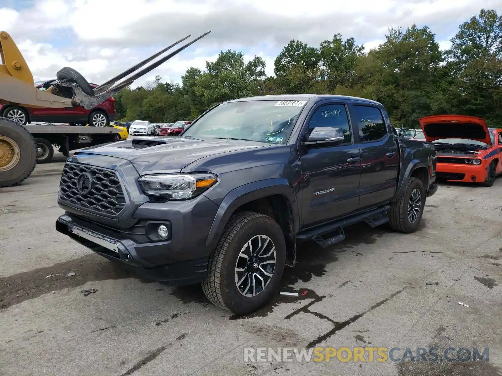 2 Photograph of a damaged car 3TYCZ5AN4MT035366 TOYOTA TACOMA 2021