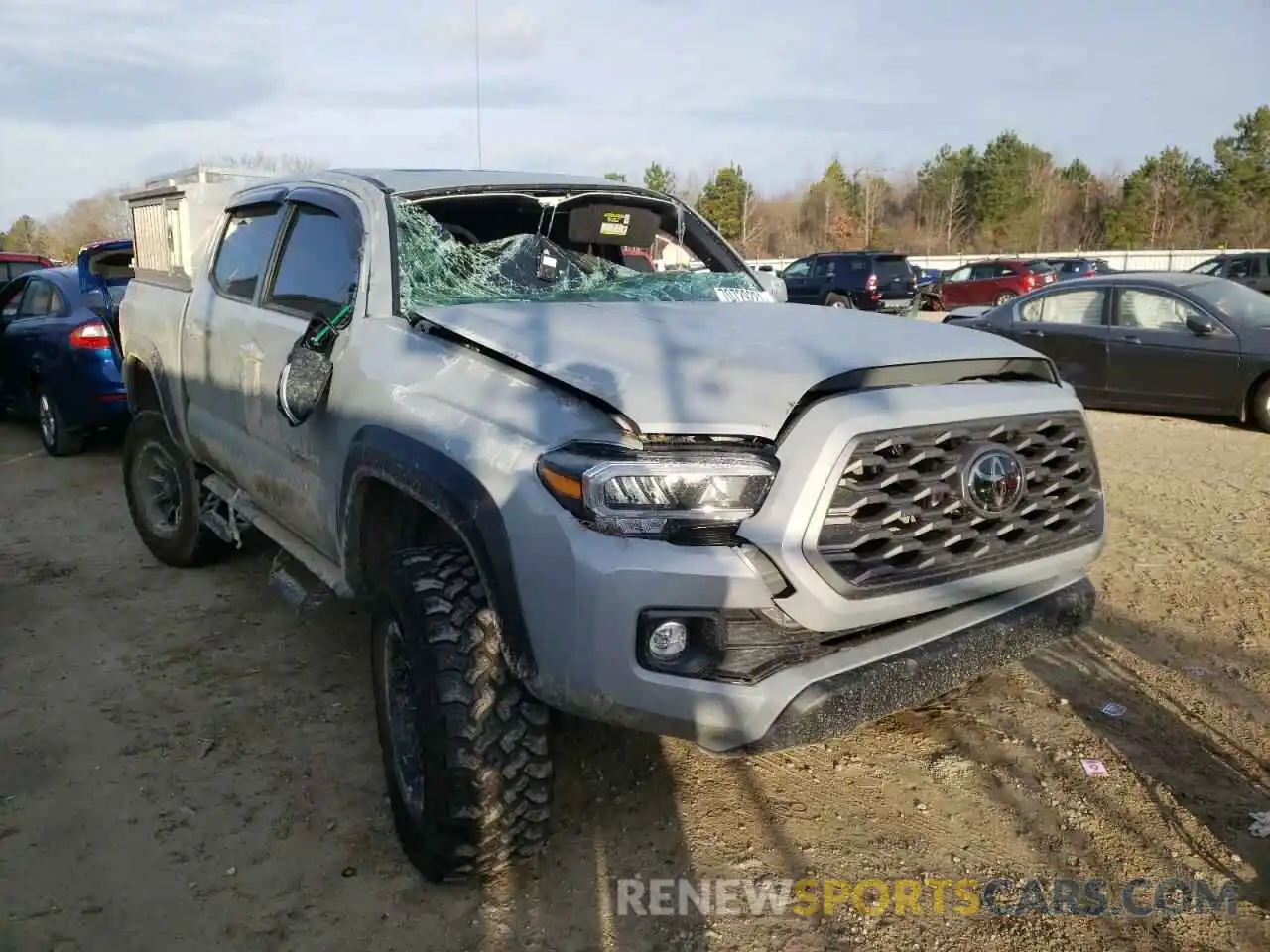 1 Photograph of a damaged car 3TYCZ5AN4MT041331 TOYOTA TACOMA 2021