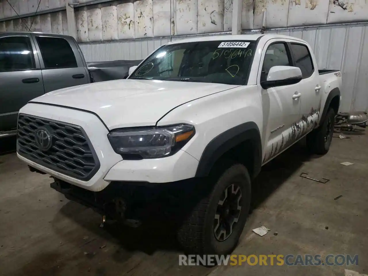 2 Photograph of a damaged car 3TYCZ5AN4MT052667 TOYOTA TACOMA 2021