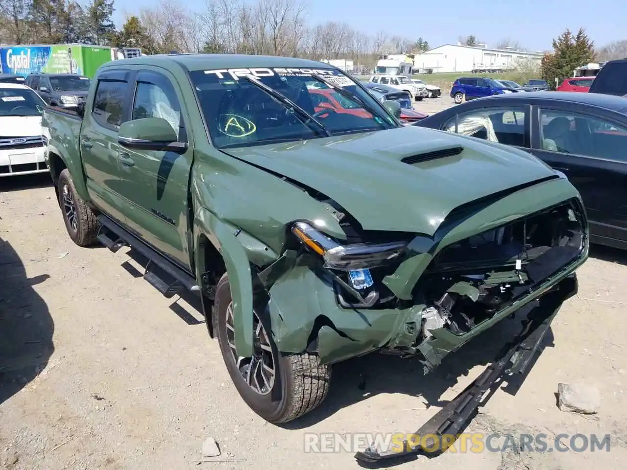 1 Photograph of a damaged car 3TYCZ5AN5MT008029 TOYOTA TACOMA 2021