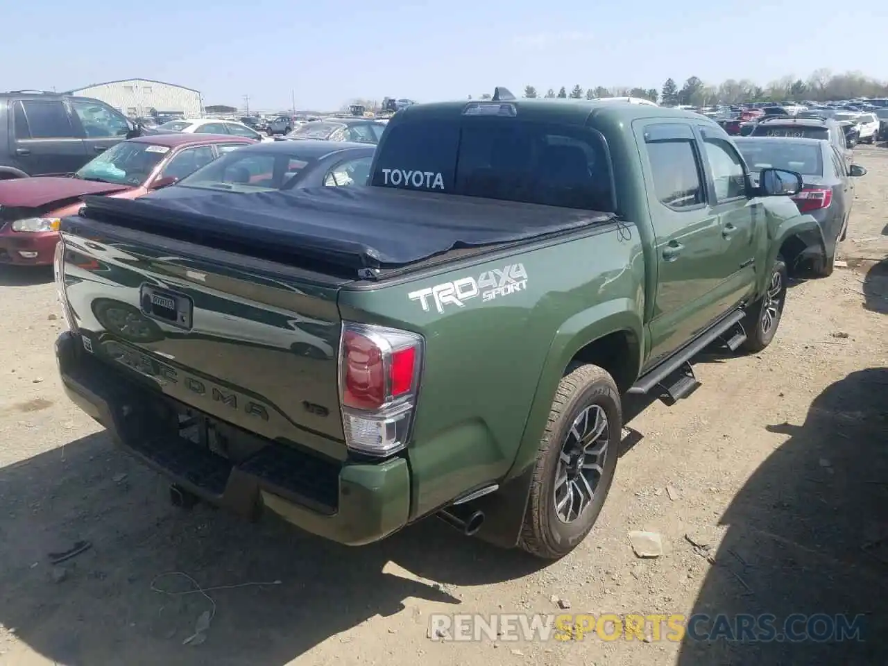 4 Фотография поврежденного автомобиля 3TYCZ5AN5MT008029 TOYOTA TACOMA 2021