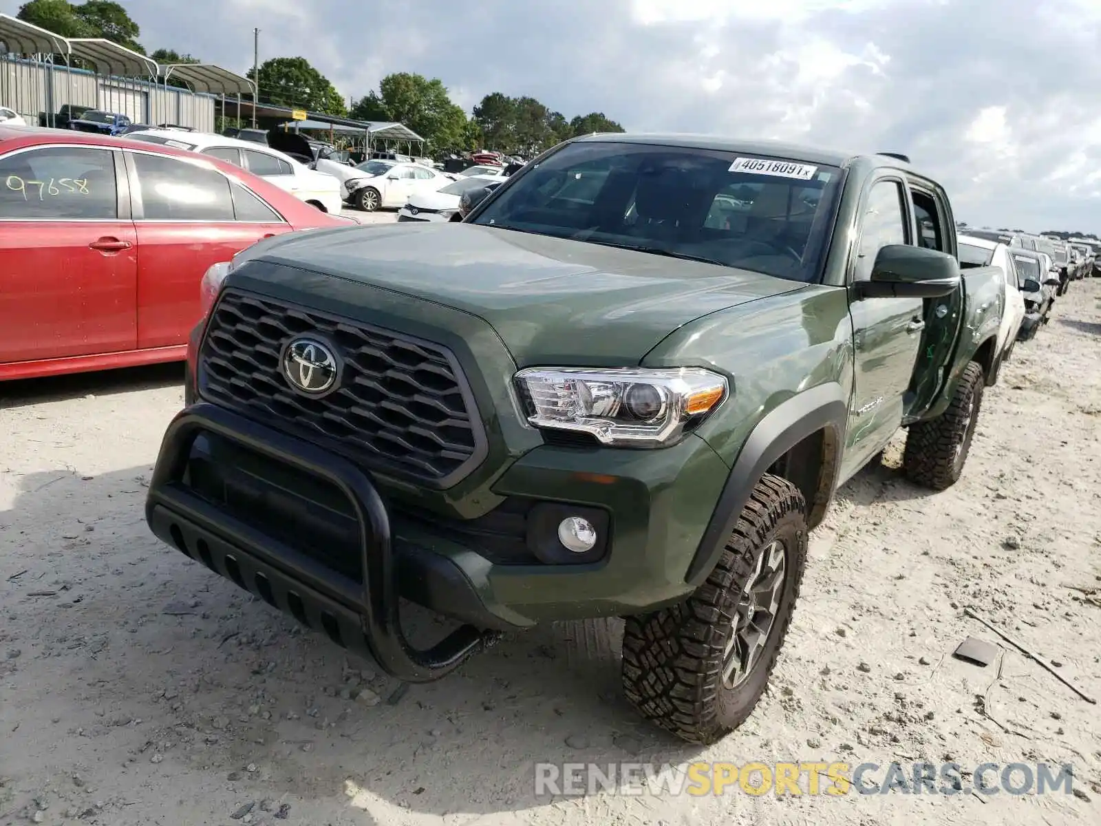 2 Photograph of a damaged car 3TYCZ5AN5MT019273 TOYOTA TACOMA 2021