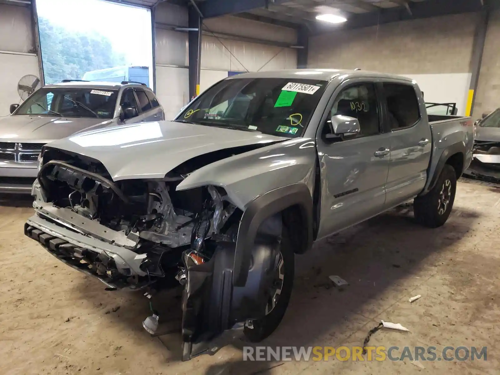 2 Photograph of a damaged car 3TYCZ5AN5MT026398 TOYOTA TACOMA 2021