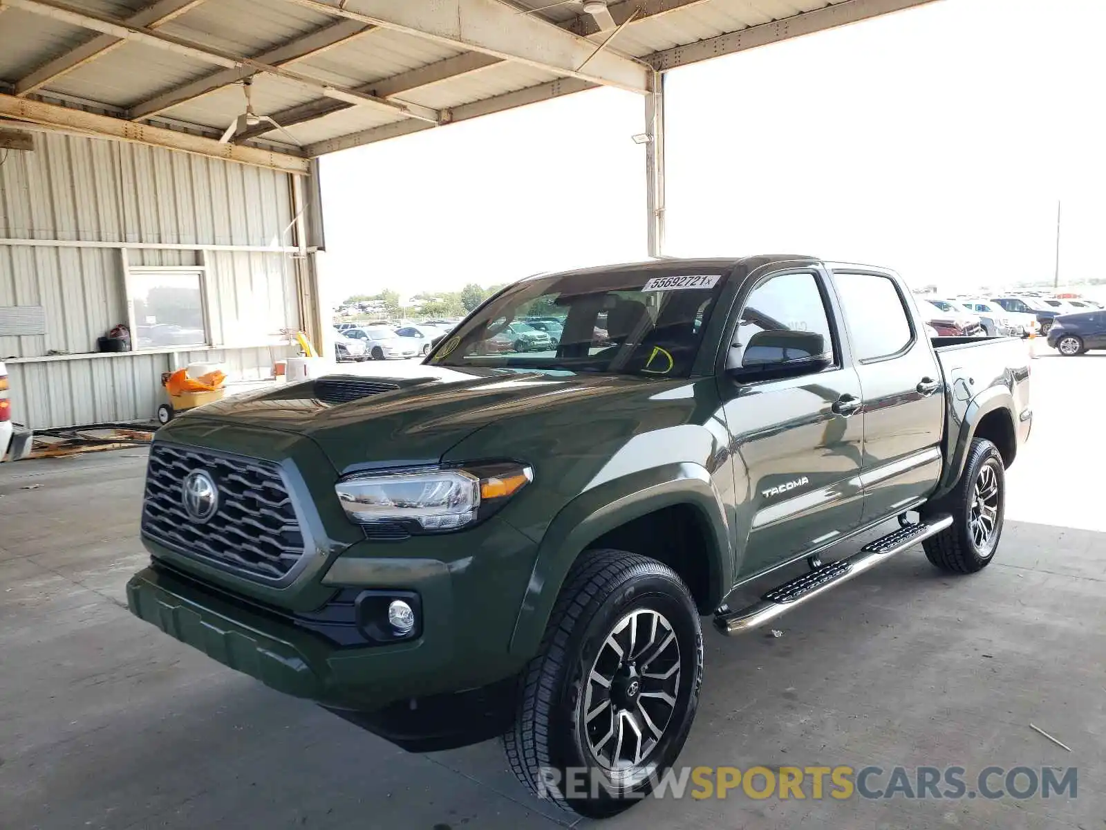 2 Photograph of a damaged car 3TYCZ5AN5MT027437 TOYOTA TACOMA 2021