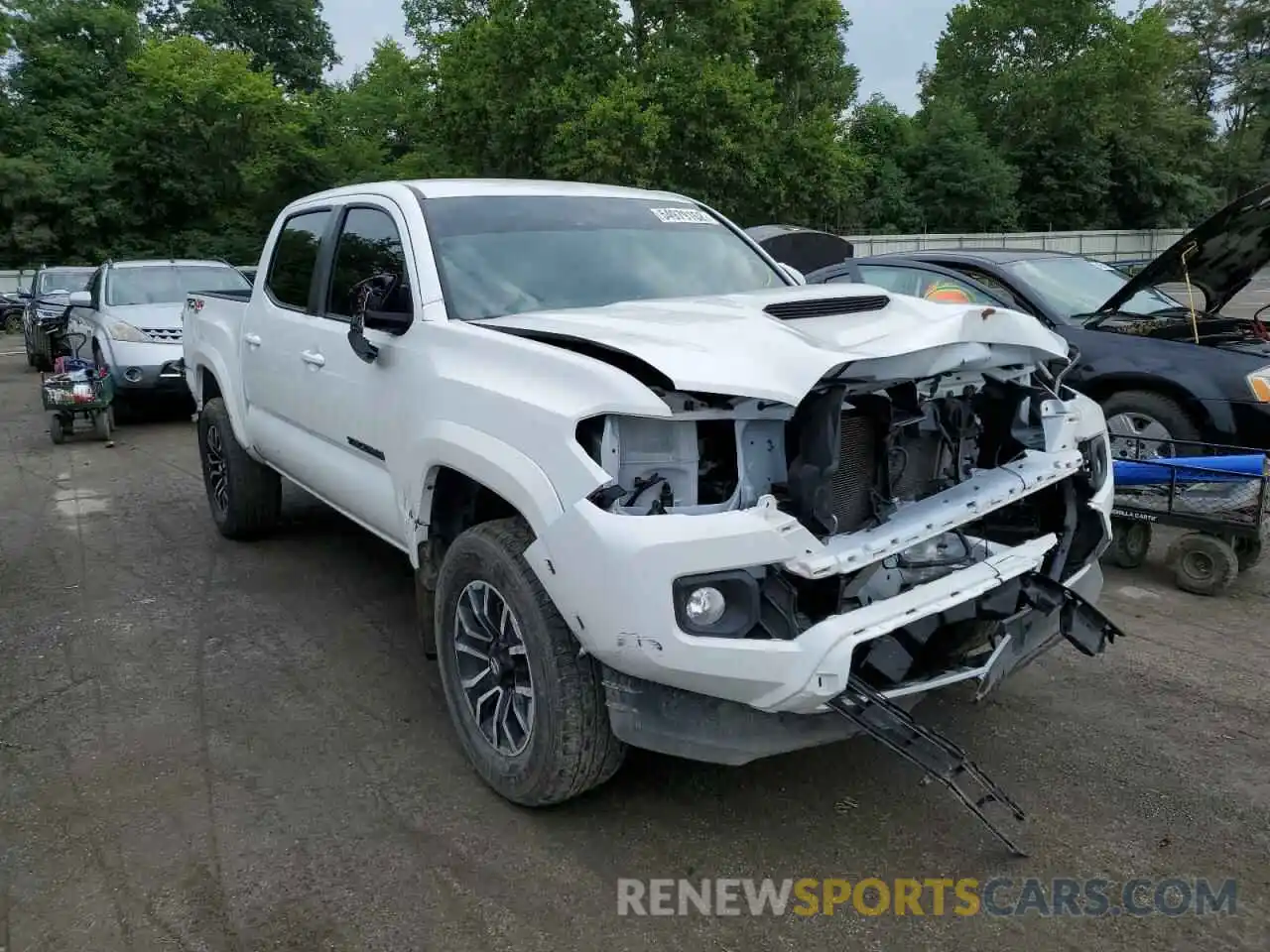 1 Photograph of a damaged car 3TYCZ5AN5MT029432 TOYOTA TACOMA 2021