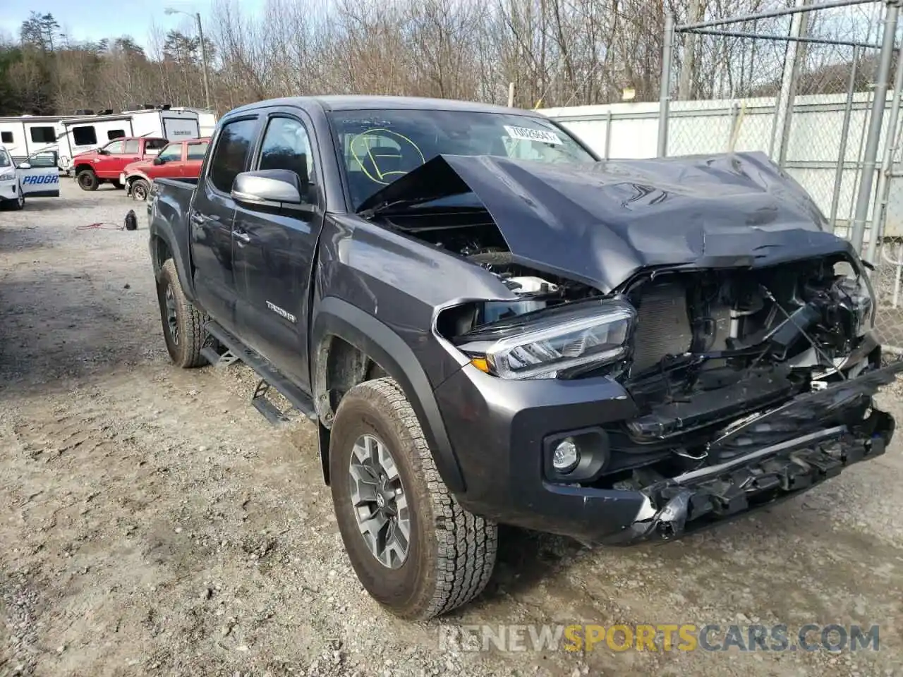 1 Photograph of a damaged car 3TYCZ5AN5MT037935 TOYOTA TACOMA 2021