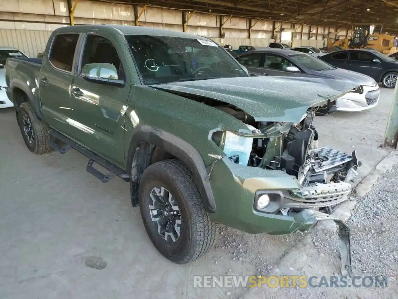 1 Photograph of a damaged car 3TYCZ5AN5MT052998 TOYOTA TACOMA 2021