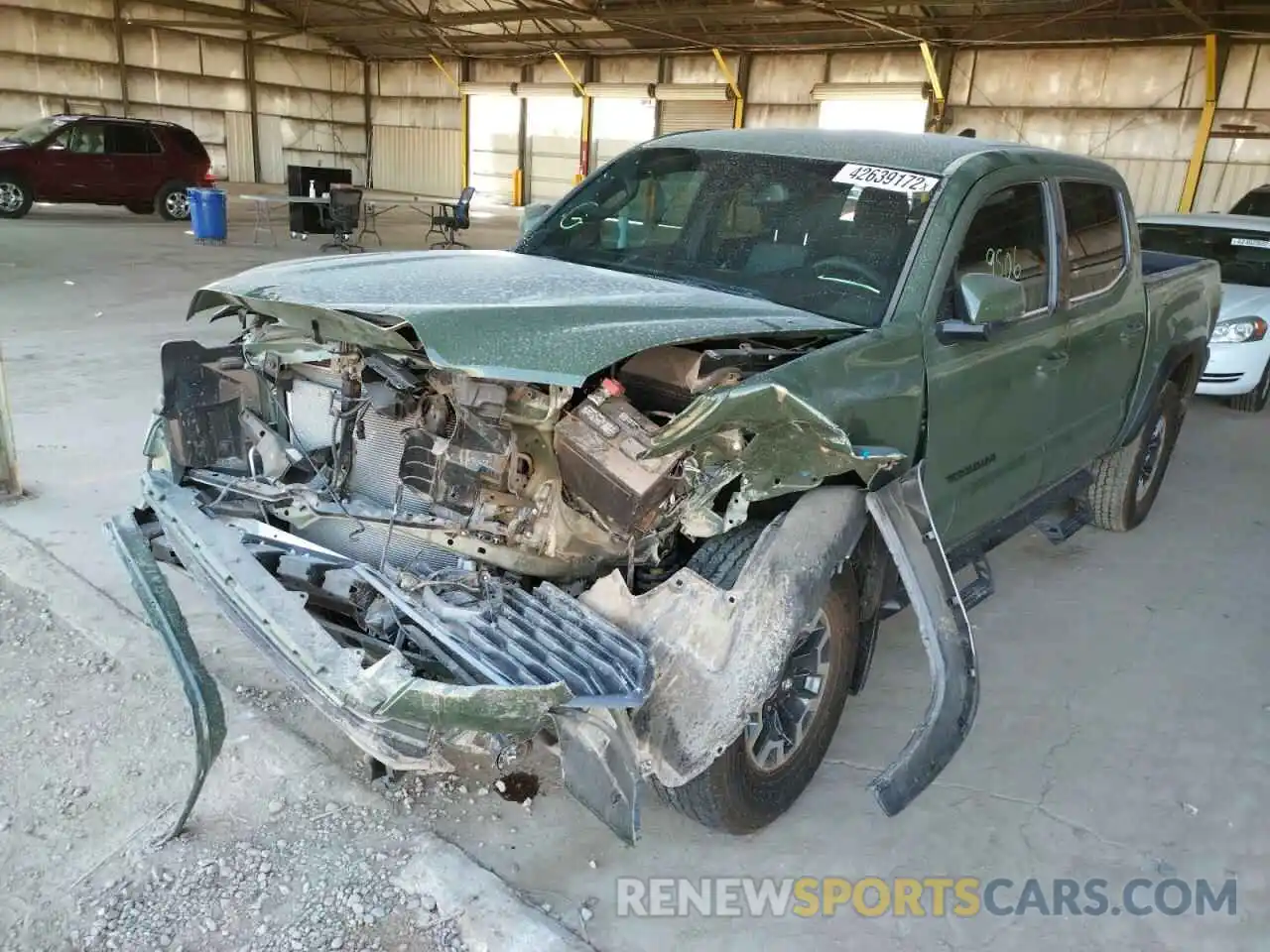 2 Photograph of a damaged car 3TYCZ5AN5MT052998 TOYOTA TACOMA 2021