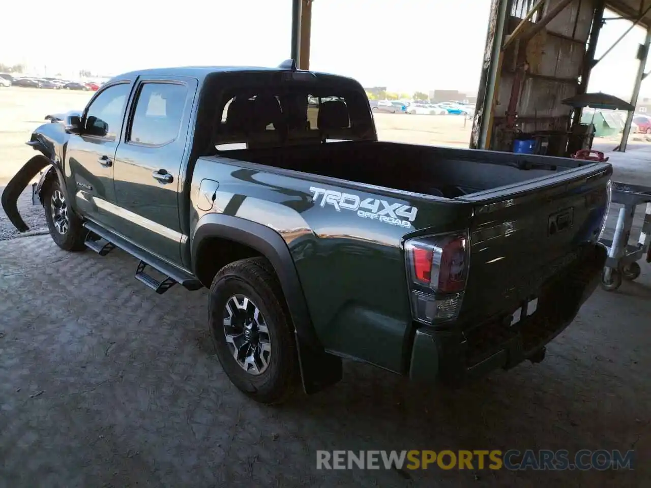 3 Photograph of a damaged car 3TYCZ5AN5MT052998 TOYOTA TACOMA 2021