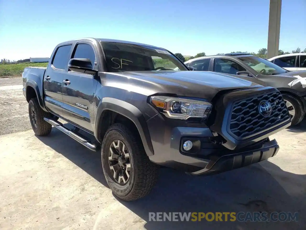 1 Photograph of a damaged car 3TYCZ5AN6MT013739 TOYOTA TACOMA 2021