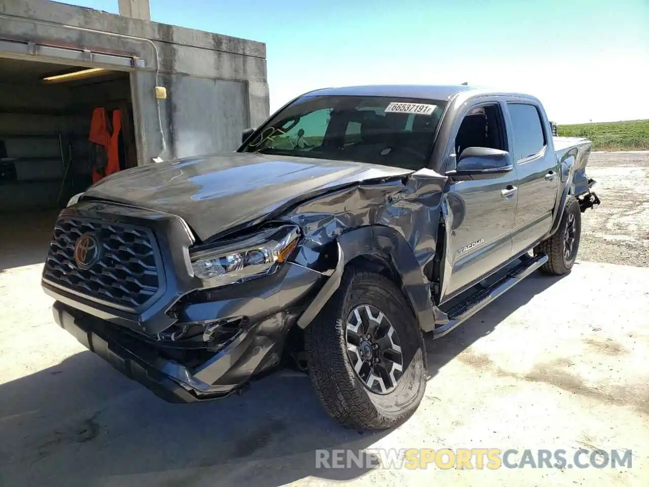 2 Photograph of a damaged car 3TYCZ5AN6MT013739 TOYOTA TACOMA 2021