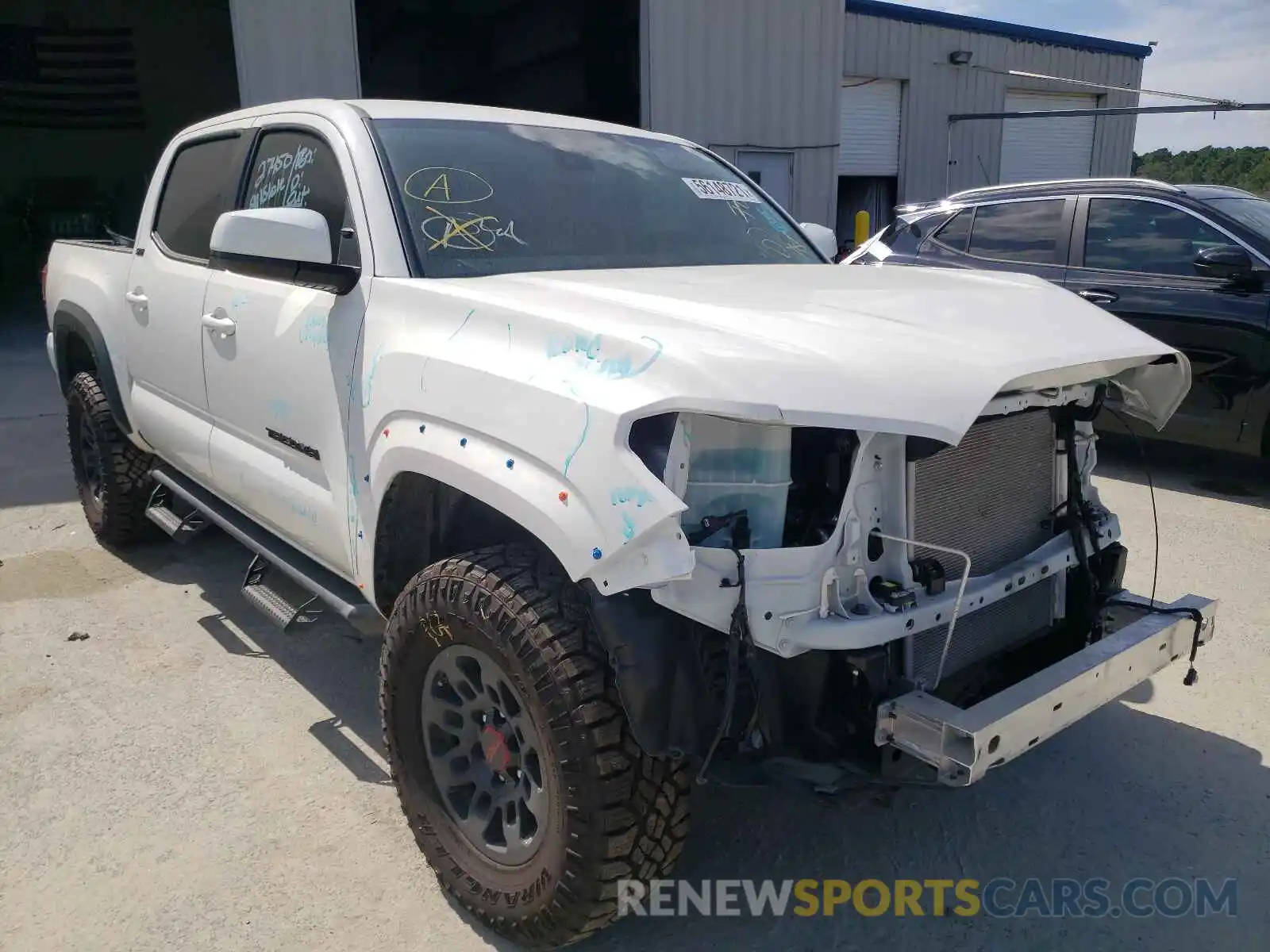 1 Photograph of a damaged car 3TYCZ5AN6MT014048 TOYOTA TACOMA 2021