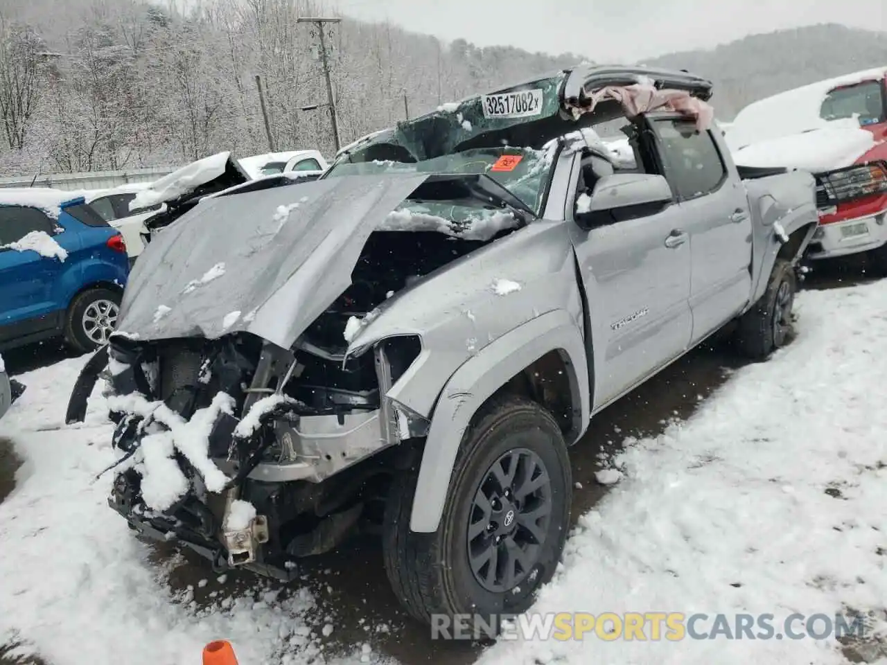 2 Photograph of a damaged car 3TYCZ5AN6MT019654 TOYOTA TACOMA 2021