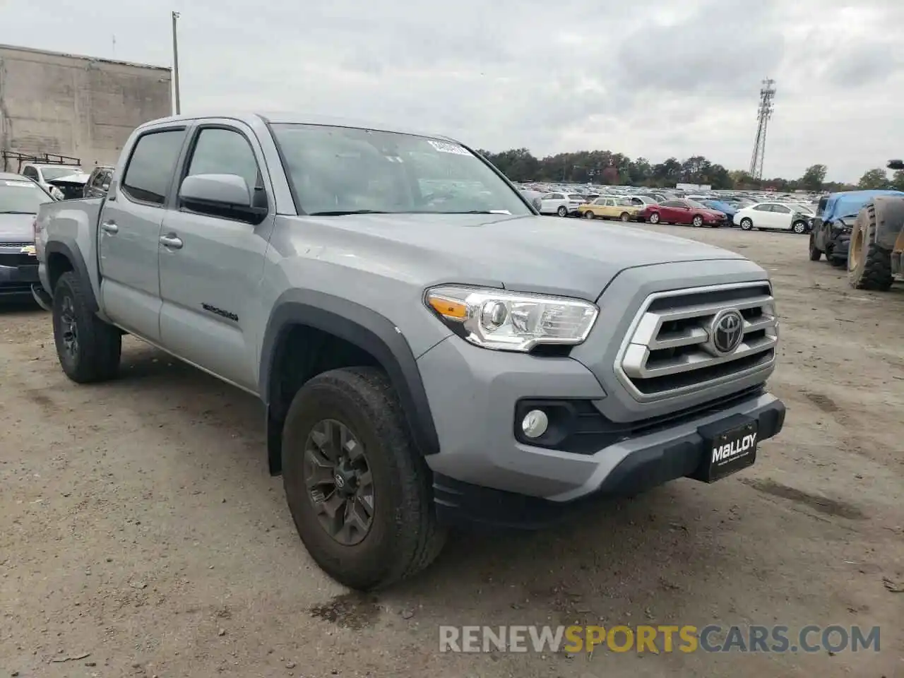 1 Photograph of a damaged car 3TYCZ5AN6MT028466 TOYOTA TACOMA 2021