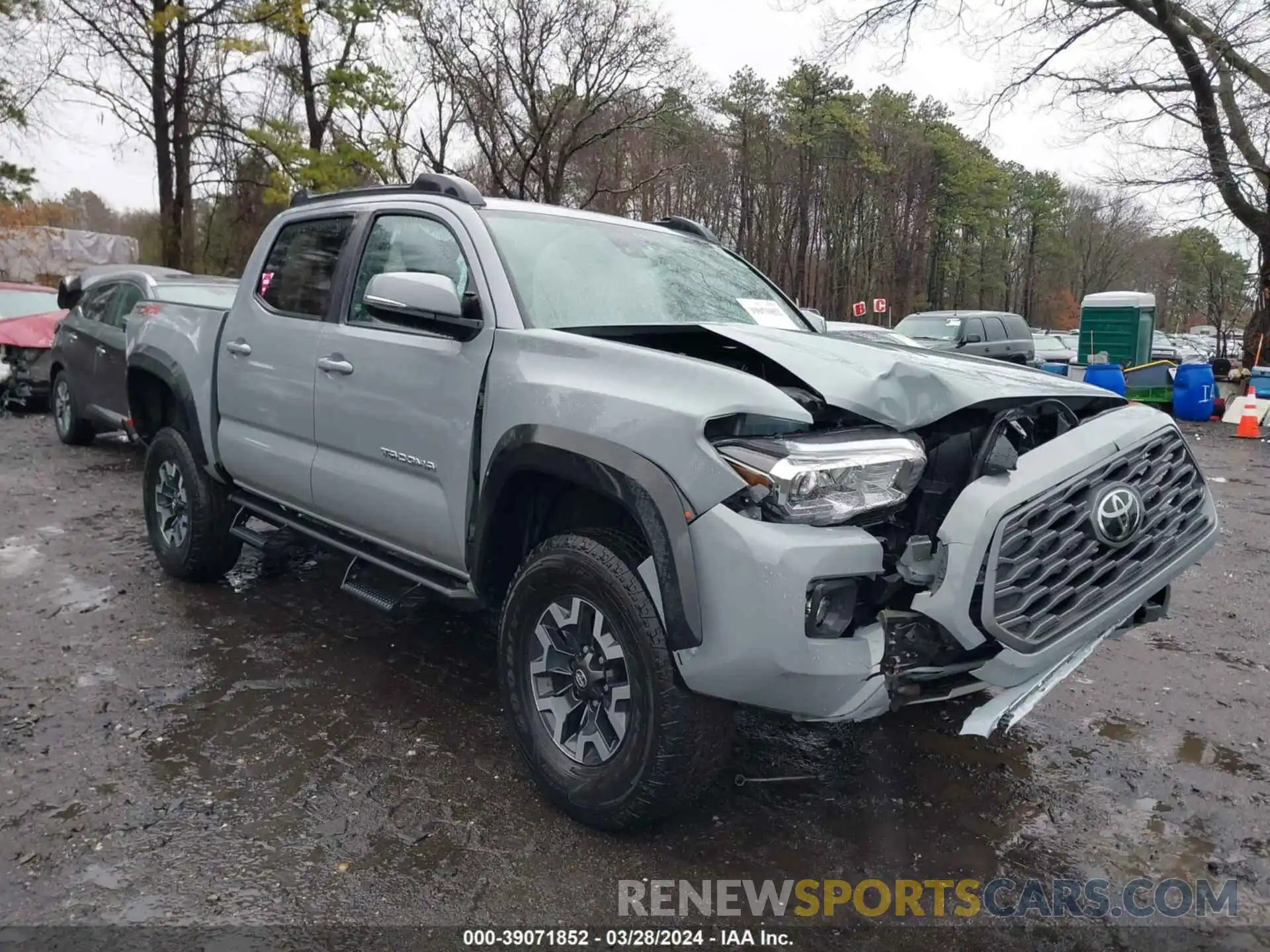 1 Photograph of a damaged car 3TYCZ5AN6MT031464 TOYOTA TACOMA 2021