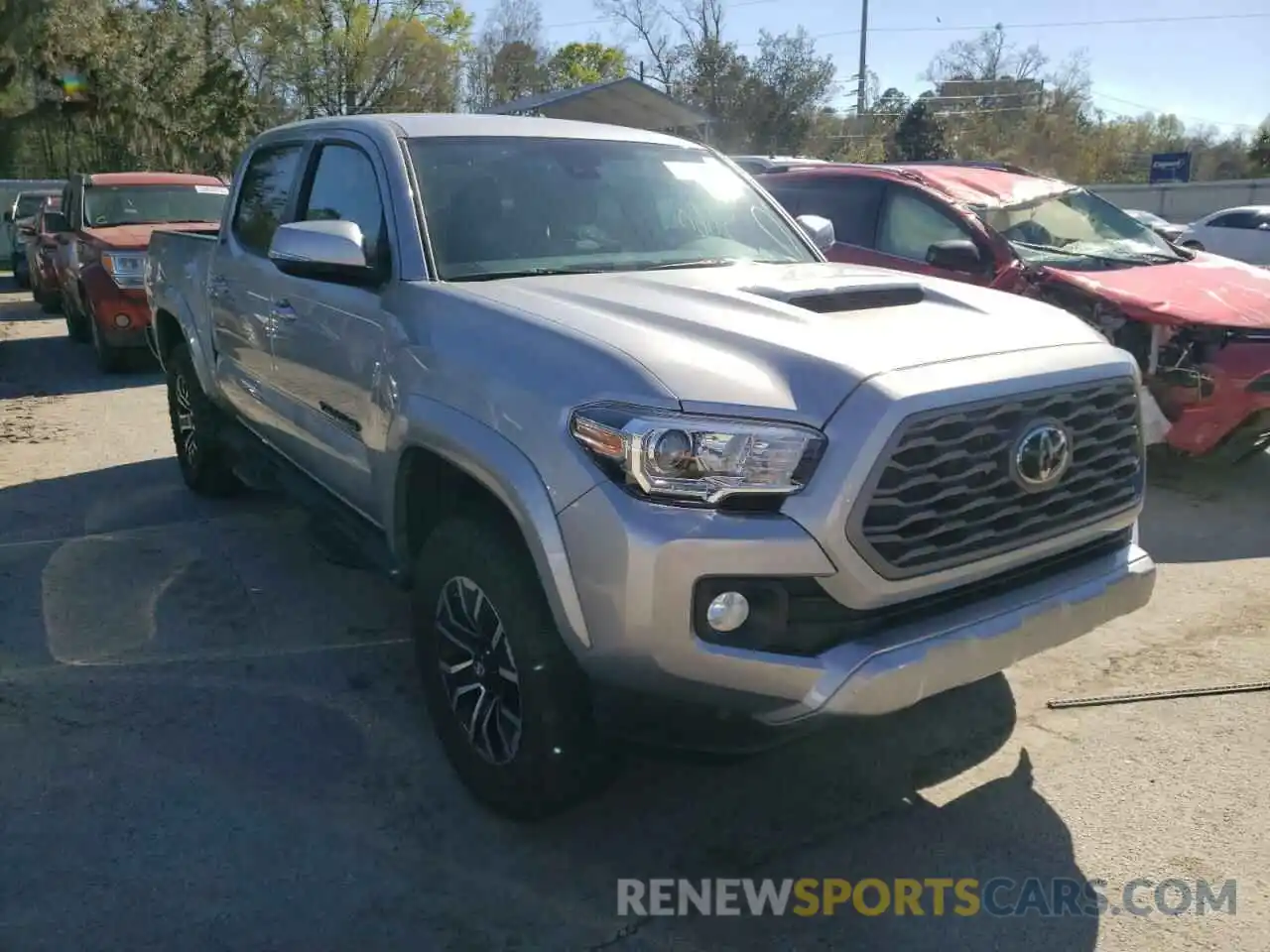 1 Photograph of a damaged car 3TYCZ5AN6MT035627 TOYOTA TACOMA 2021